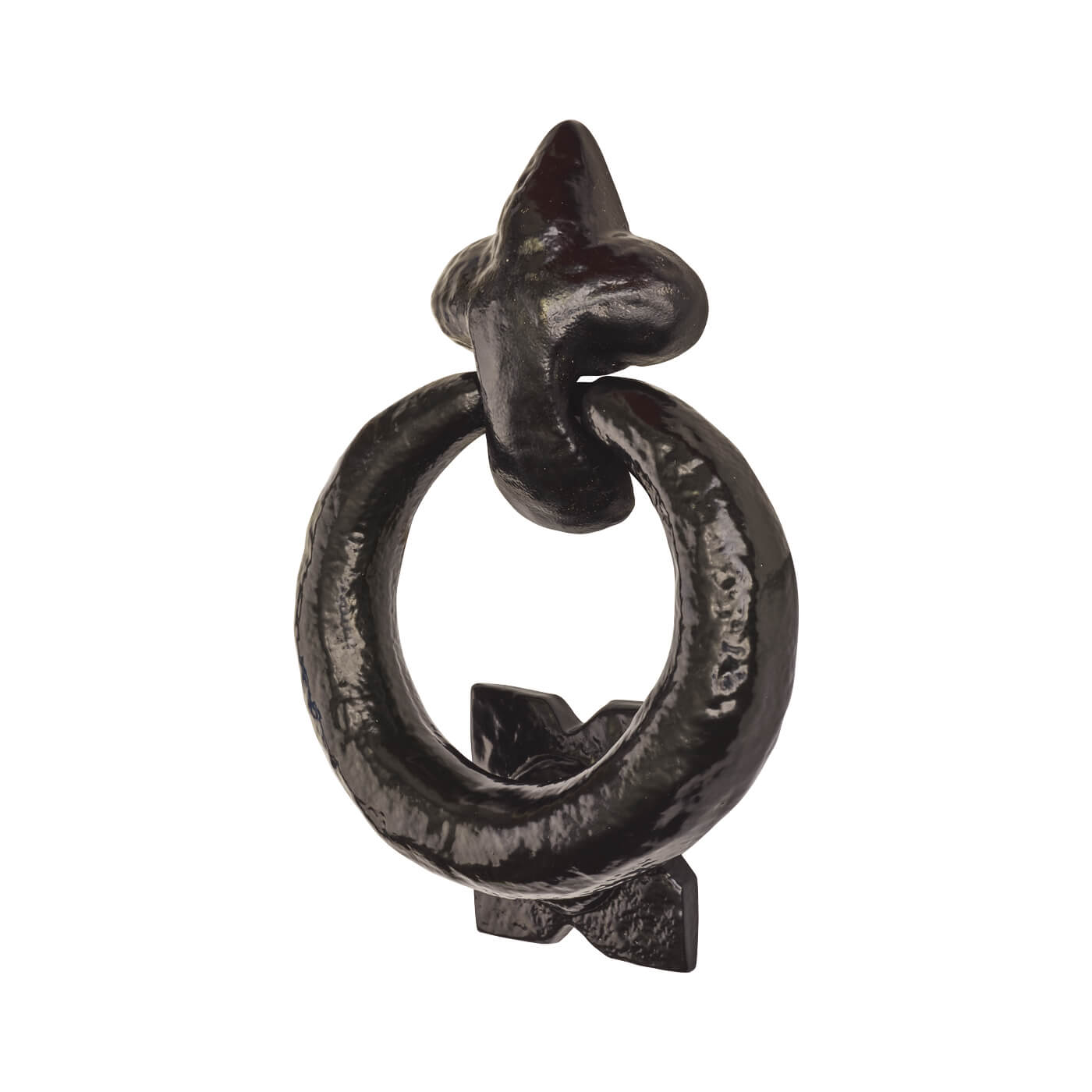 Elan Ring Door Knocker - Metalized Antique Black Iron - 125 x 95mm - view 2