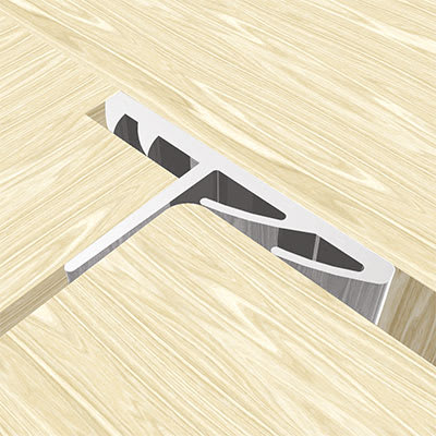 710SR Perimeter Seal - 2100mm Length - White - Pack of 5 - view 2