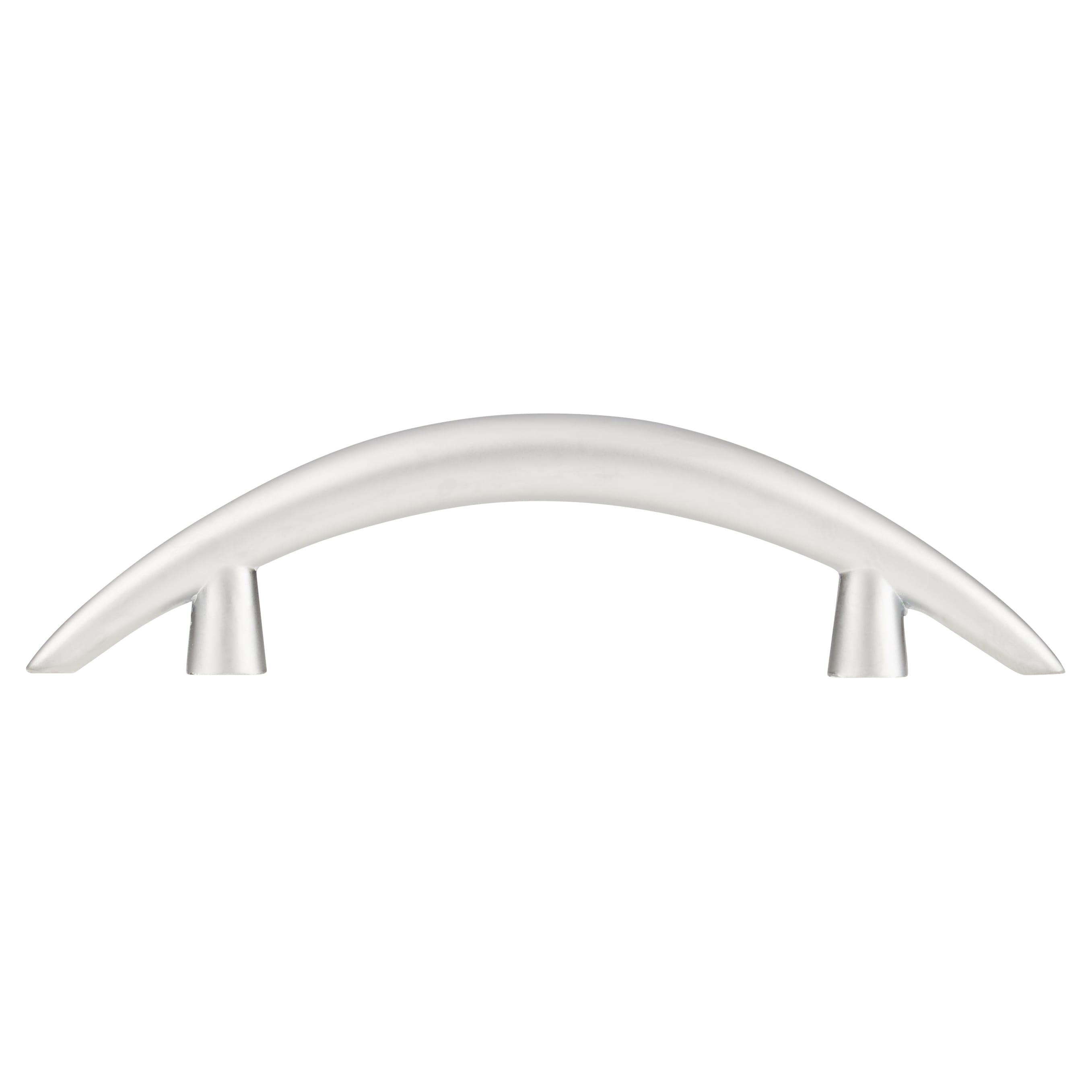 Kiss 2 Curved T-Bar Cabinet Pull Handle - 64mm Centres - Matt Chrome - view 3