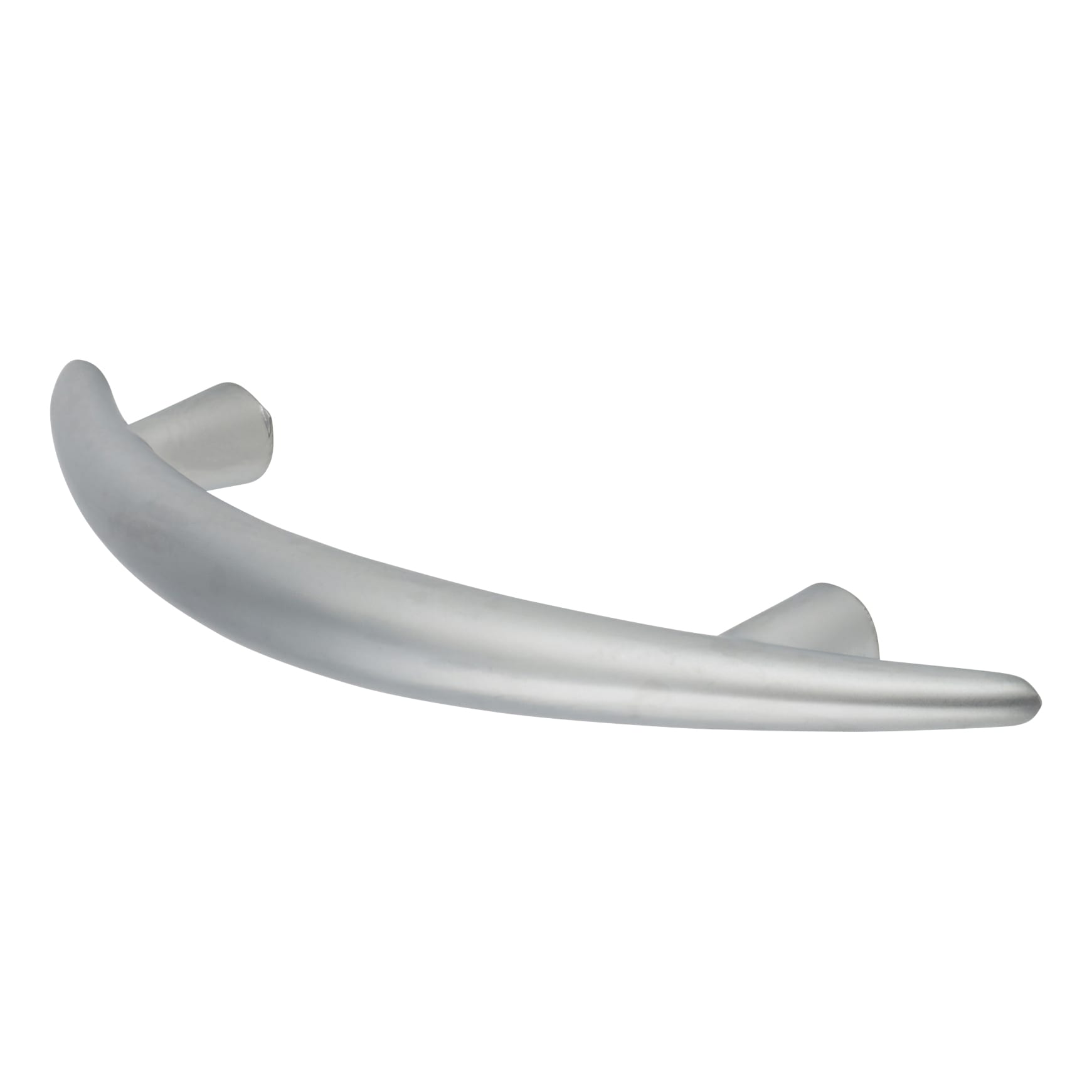 Kiss 2 Curved T-Bar Cabinet Pull Handle - 64mm Centres - Matt Chrome - view 4