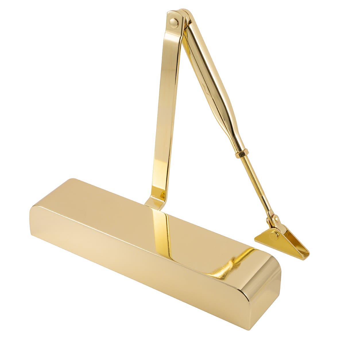 83 Series Overhead Fire Door Closer - Power Size 2-4 - Push/Pull Mounting - Polished Brass - view 3