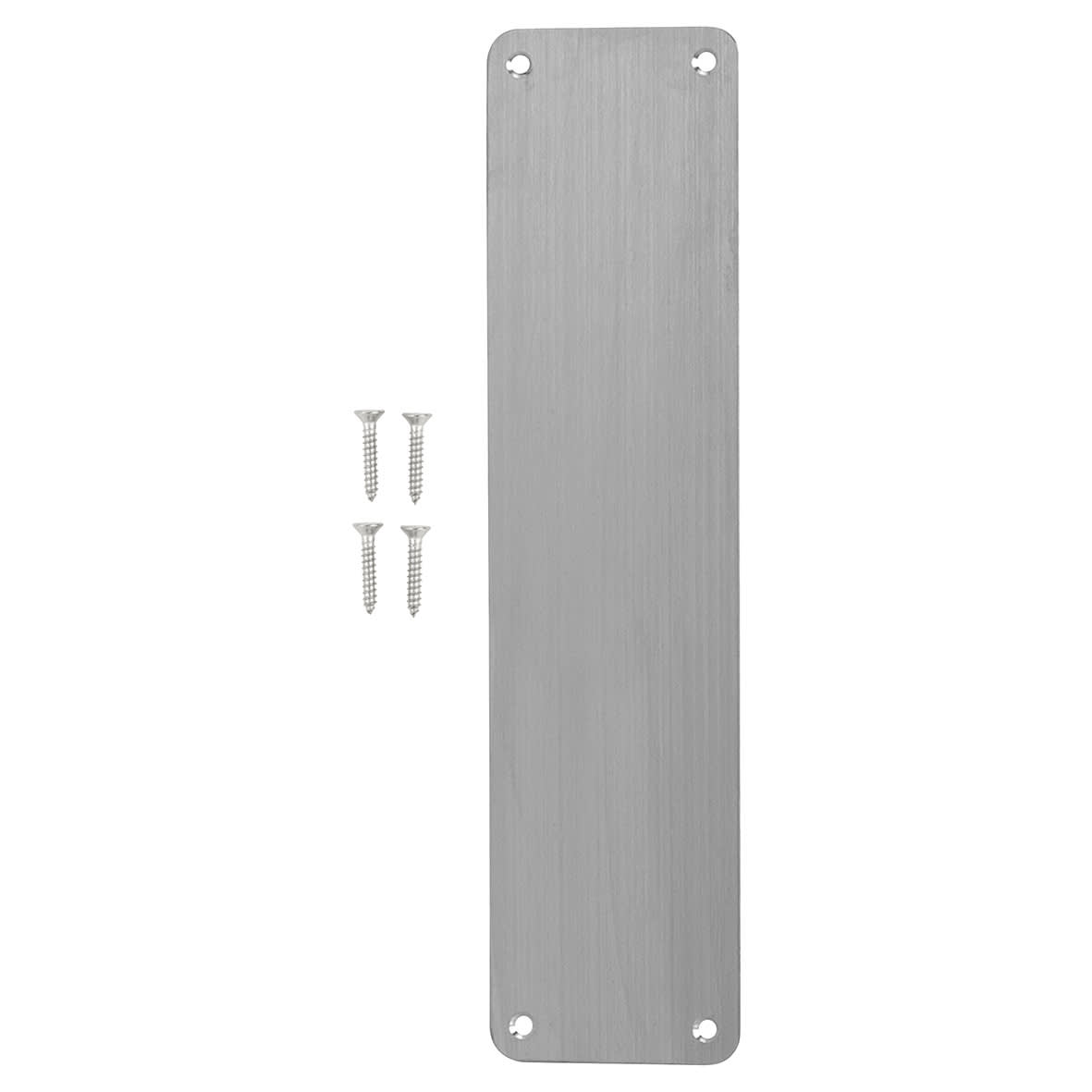 Stainless Steel Plain Finger Plate - 350 x 75 x 1.5mm - Satin - view 4