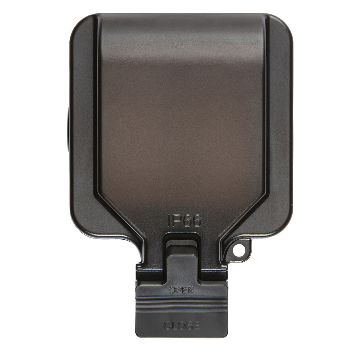 13A 1 Gang Switched Outdoor Weatherproof Socket with Neon - Black - view 5