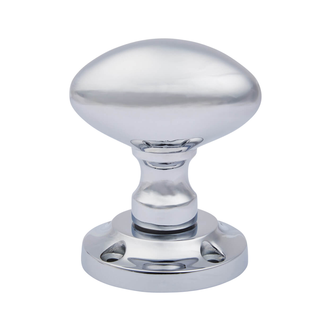 Marcus Polished Chrome Mortice Door Knob - 56mm Rose Diameter - Suffolk Range - view 3