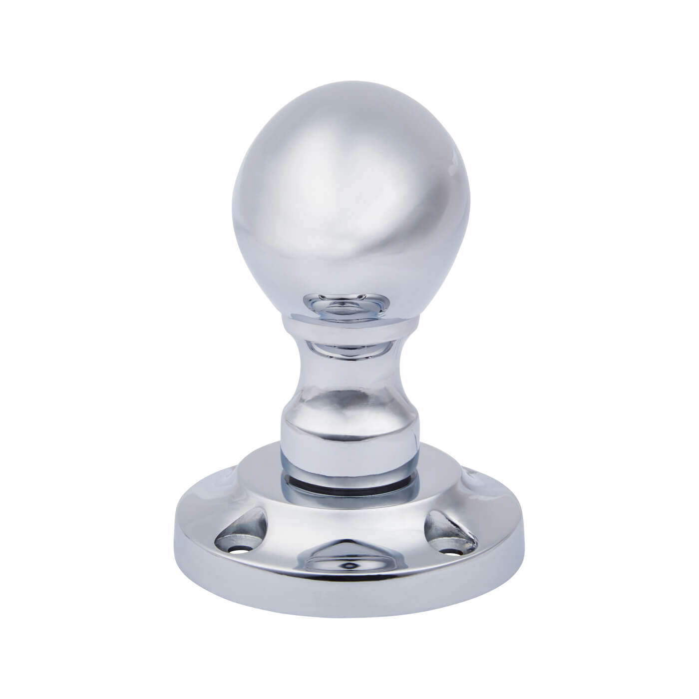 Marcus Polished Chrome Mortice Door Knob - 56mm Rose Diameter - Suffolk Range - view 4