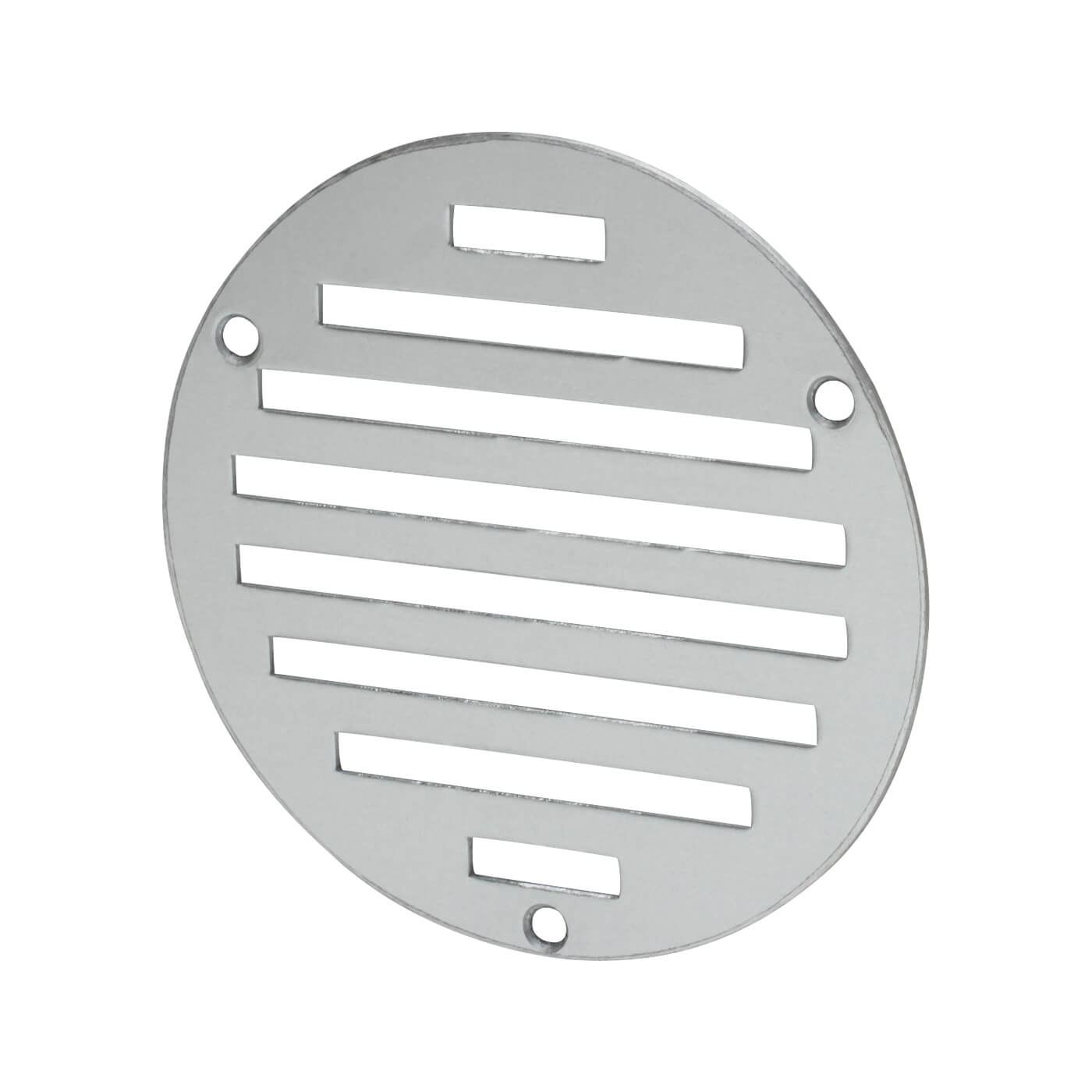 Circular Slotted Vent - 102 x 102mm - 1125mm² Free Air Flow - Satin Aluminium - view 2