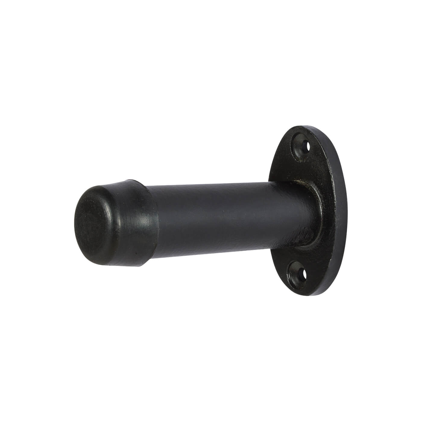Projection Door Stop - 75mm Projection - Black Iron - view 2