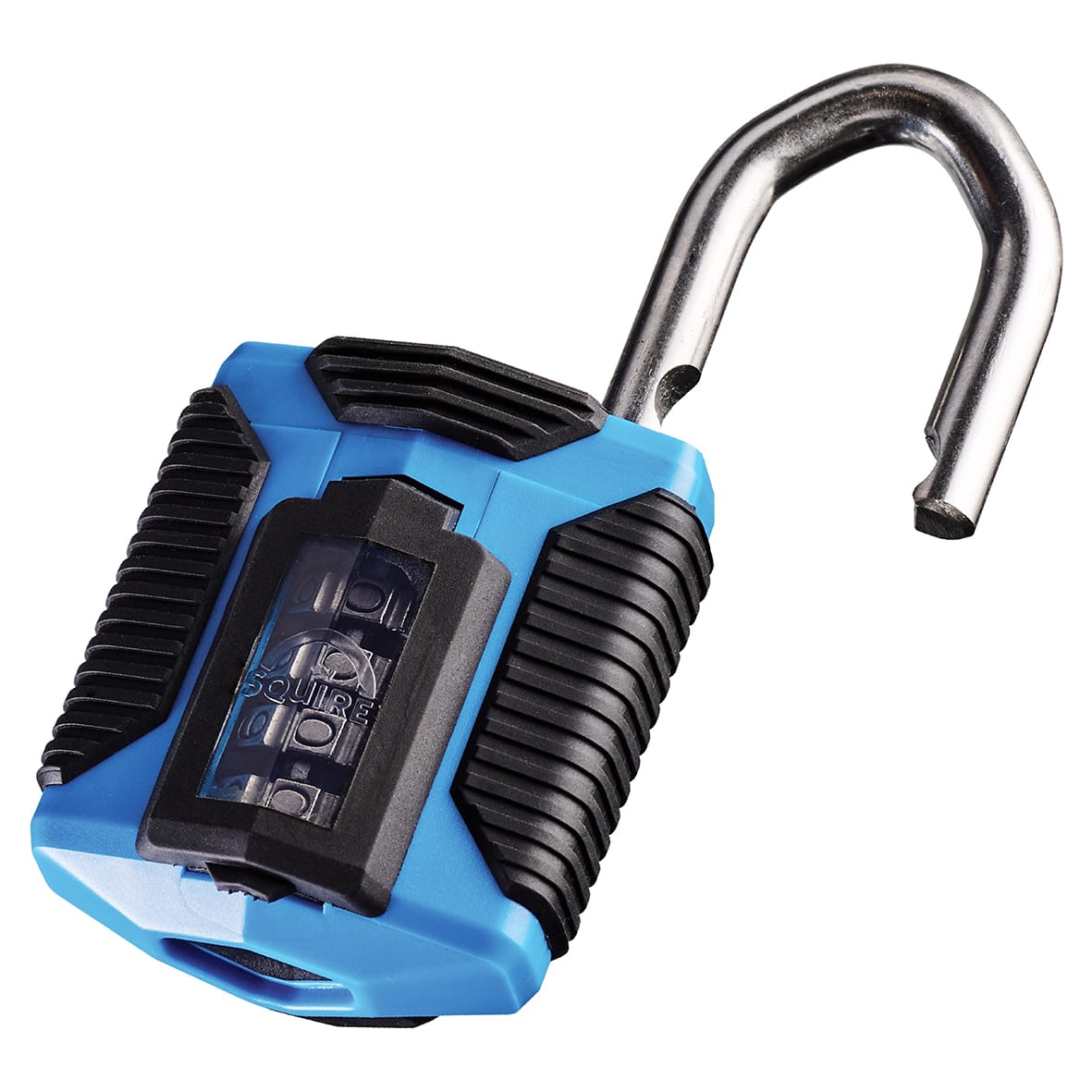 Marine Grade Combination Padlock - 50mm Body - 23 x 22mm Shackle - Blue - view 3