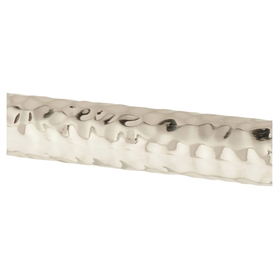 Kendal 10.5mm Hammered T-Bar Cabinet Pull Handle - 128mm Centres - Satin Nickel - view 2