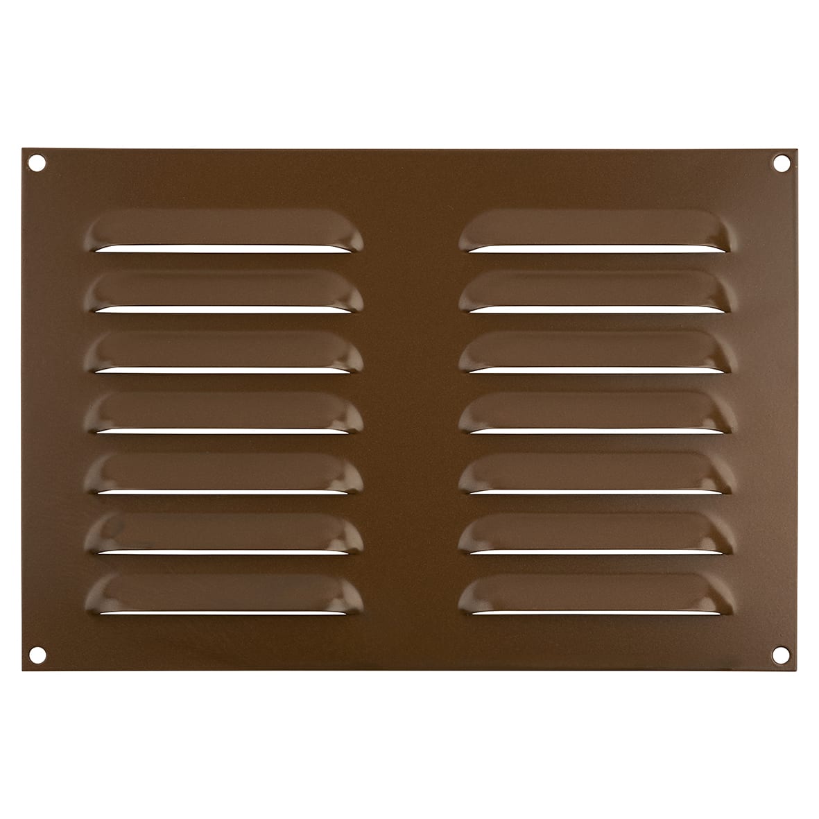 Hooded Louvre Vent - 242 x 165mm - 6650mm² Free Air Flow - Antique Brass - view 2