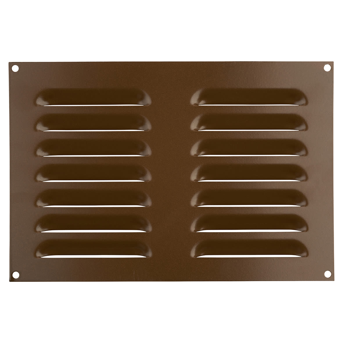 Hooded Louvre Vent - 242 x 165mm - 6650mm² Free Air Flow - Antique Brass - view 3