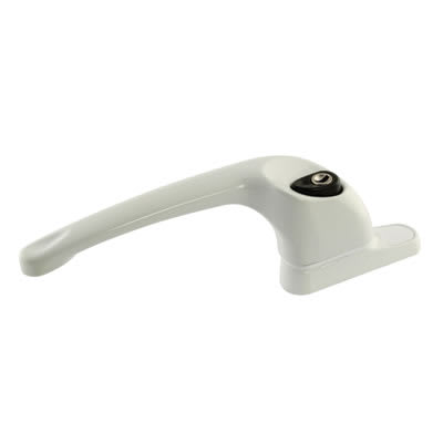 uPVC/Timber Maxim Espagnolette Locking Multipoint Window Handle - Left Hand - White - view 2