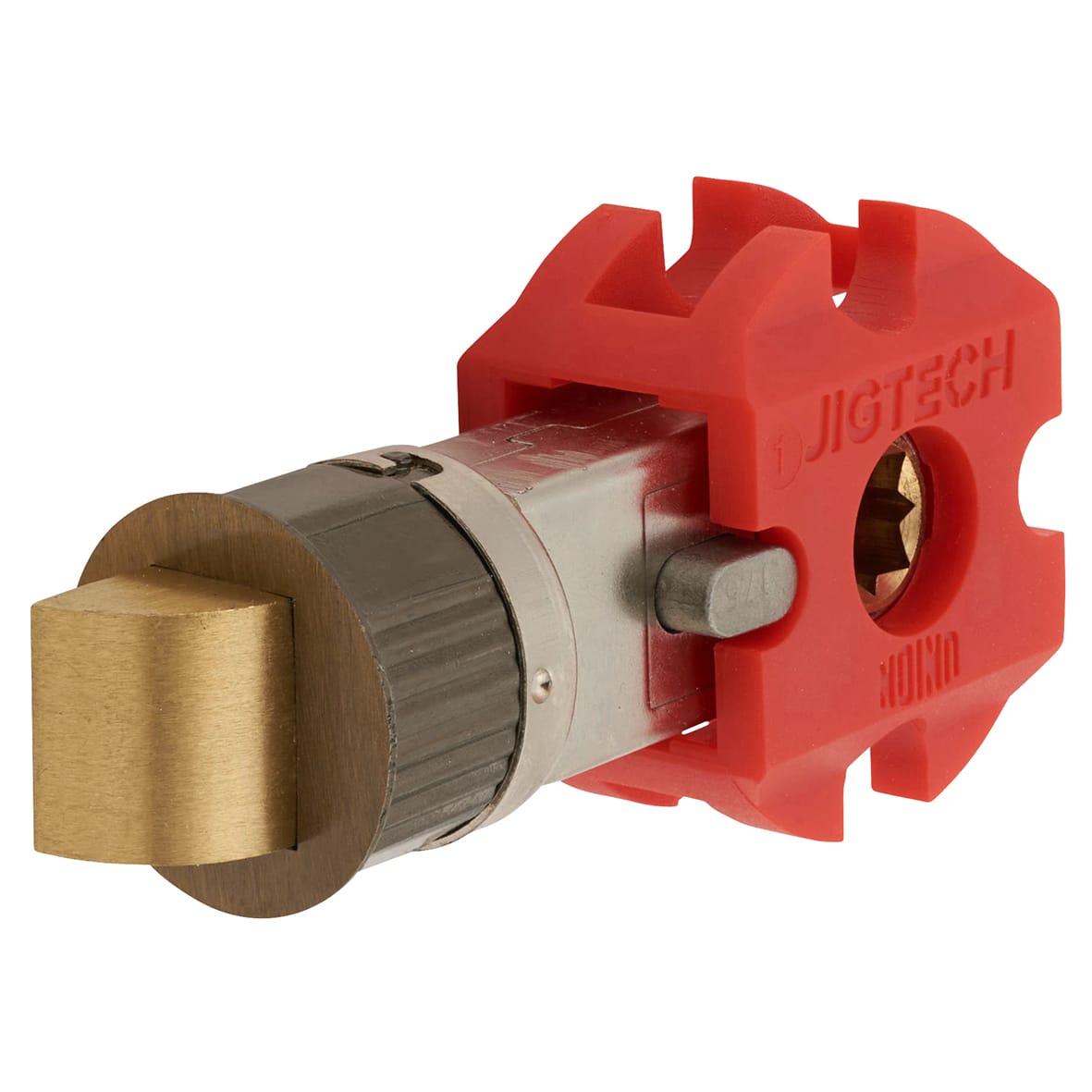 Smartlatch Privacy Tubular Latch - 70mm Case - 57mm Backset - Antique Brass - view 3