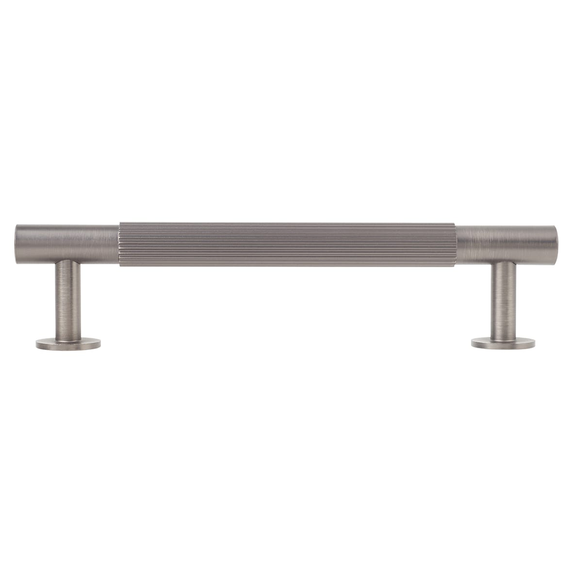 12.5mm Lines T-Bar Cabinet Pull Handle - 128mm Centres - Anthracite Grey - view 2