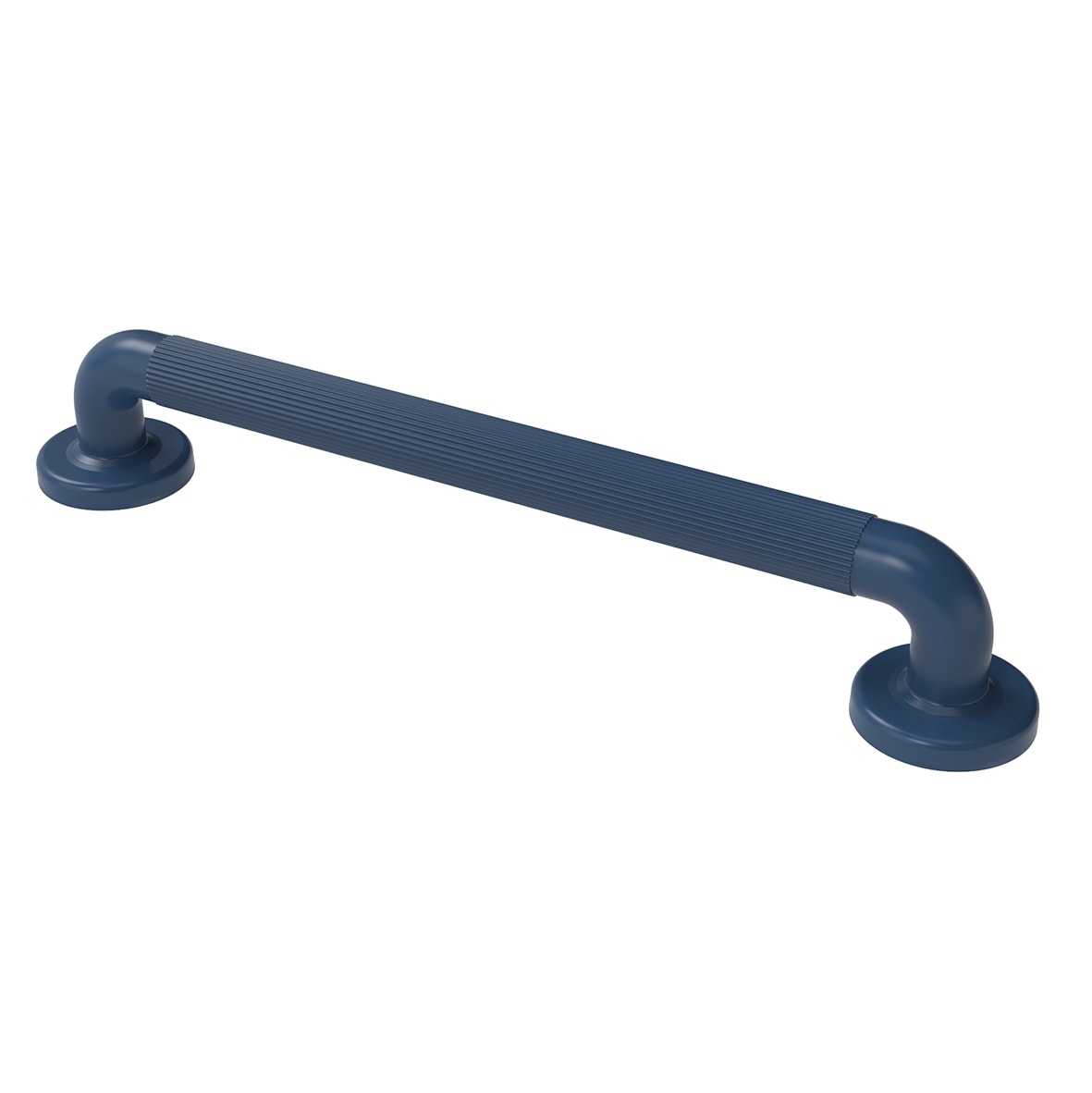 36mm Plastic Fluted Grab Rail - 460mm Length - Dark Blue - view 3