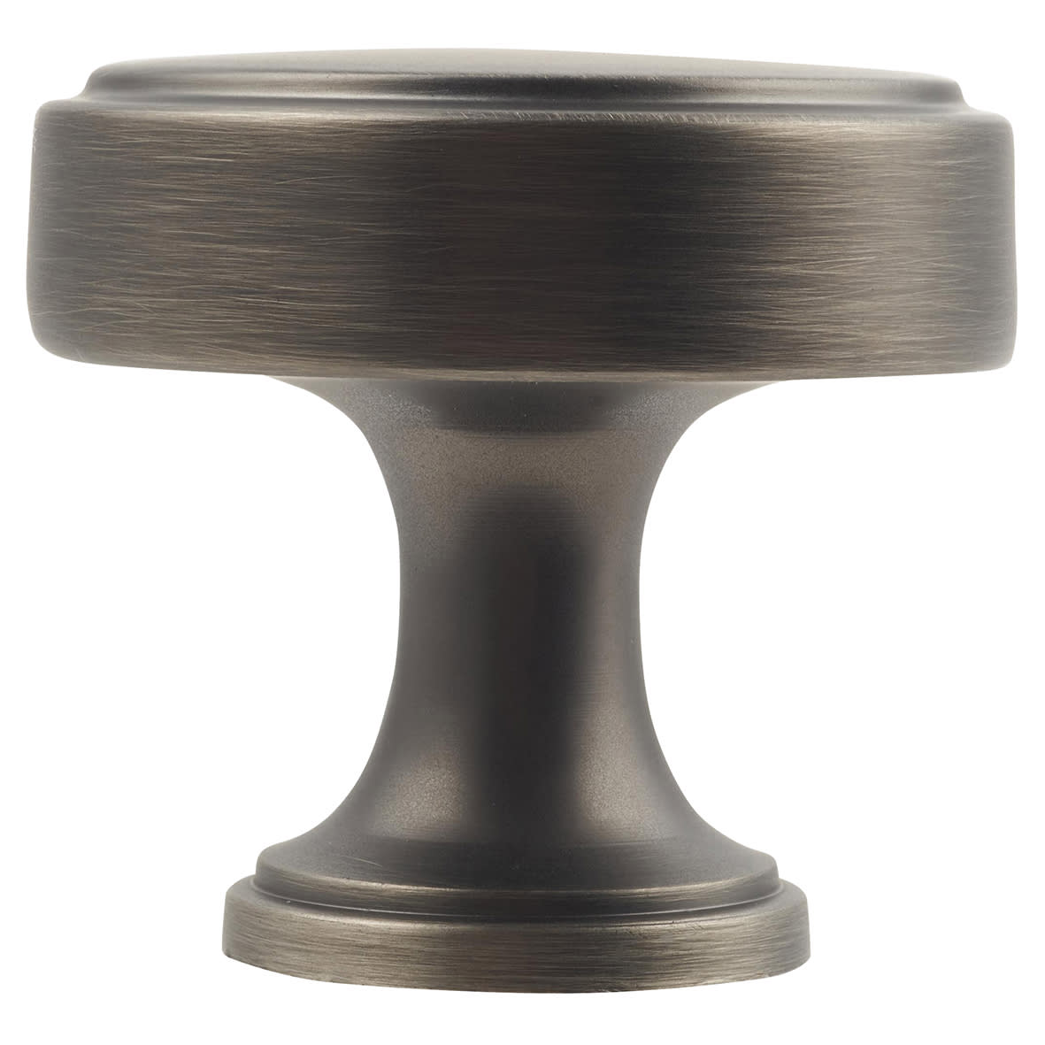 Crofts & Assinder Calgary Round Cabinet Knob - 40mm Diameter - Brushed Iron - view 2