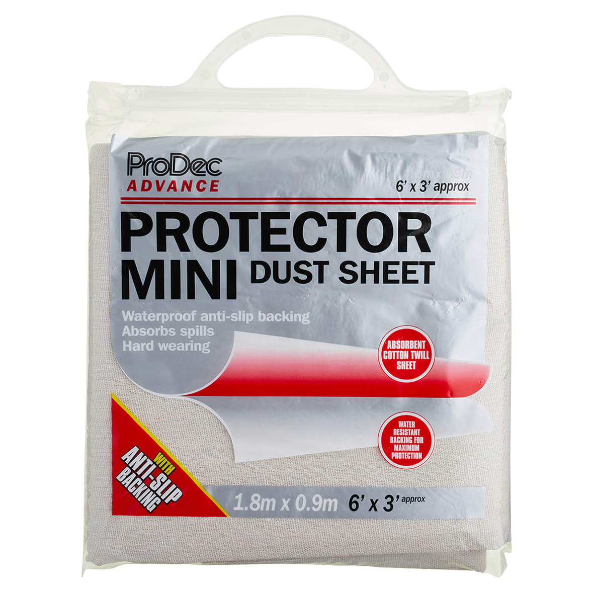Protector Cotton Dust Sheet - 6' x 3 - view 3