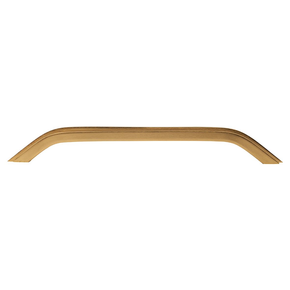 Aries Bow Cabinet Pull Handle - 224mm Centres - Satin Brass - view 2
