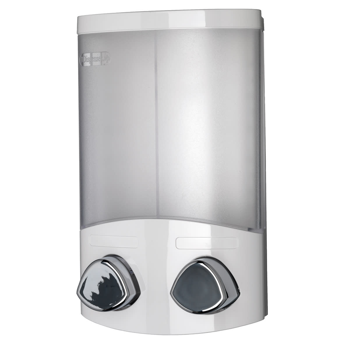 Euro Wall Mounted Duo Soap Dispenser - 130 x 80 x 200mm - White - view 2
