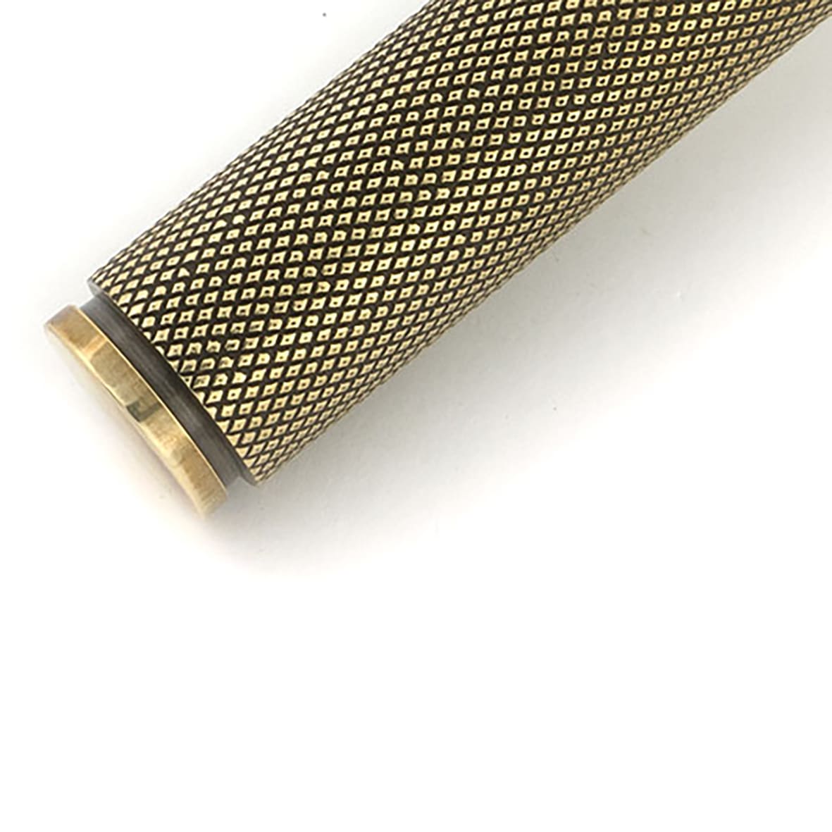 Brompton Knurled Locking Night Vent Casement Window Fastener - Aged Brass - view 3
