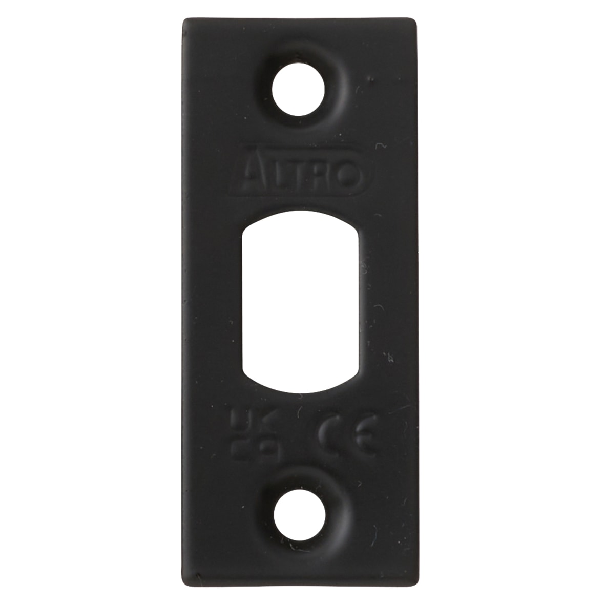 8mm Bolt Through Tubular Bathroom Deadbolt - 103mm Case - 82mm Backset - Square - Matt Black - view 4