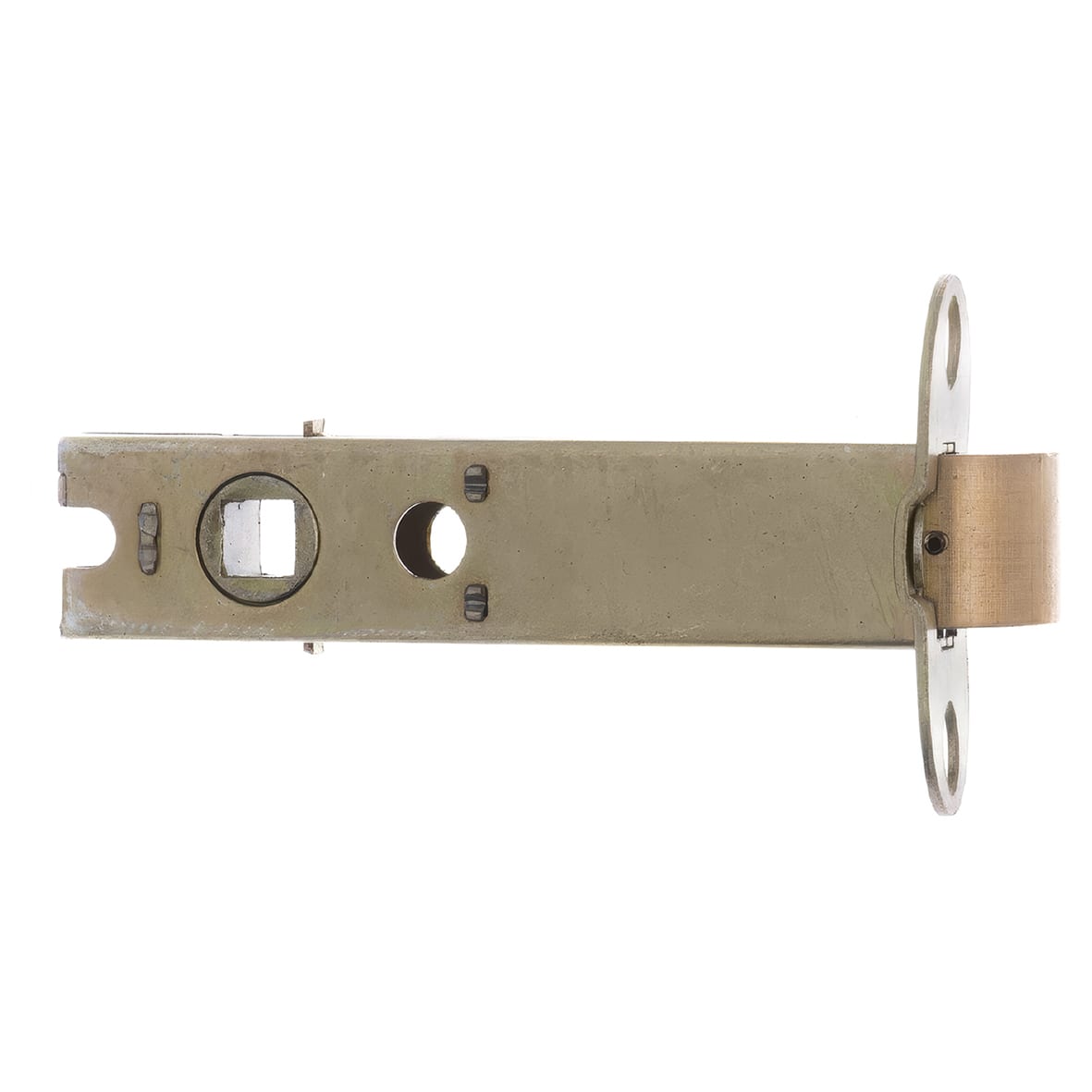 Heavy Duty Tubular Latch - 100mm Case - 75mm Backset - Square - Matt Black - view 2