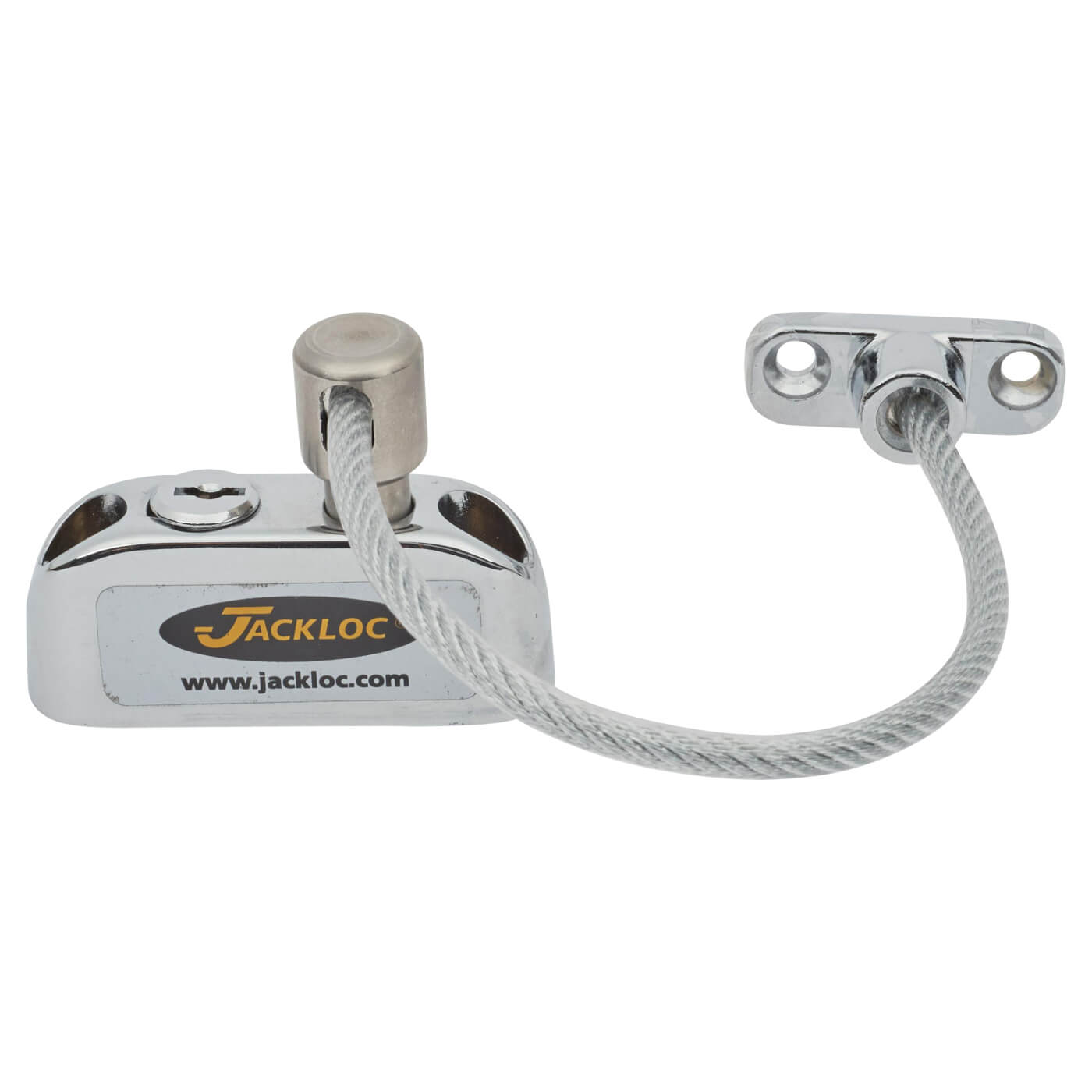 Pro-5 Key-Locking Retro Style Cable Window Restrictor - Chrome - view 4