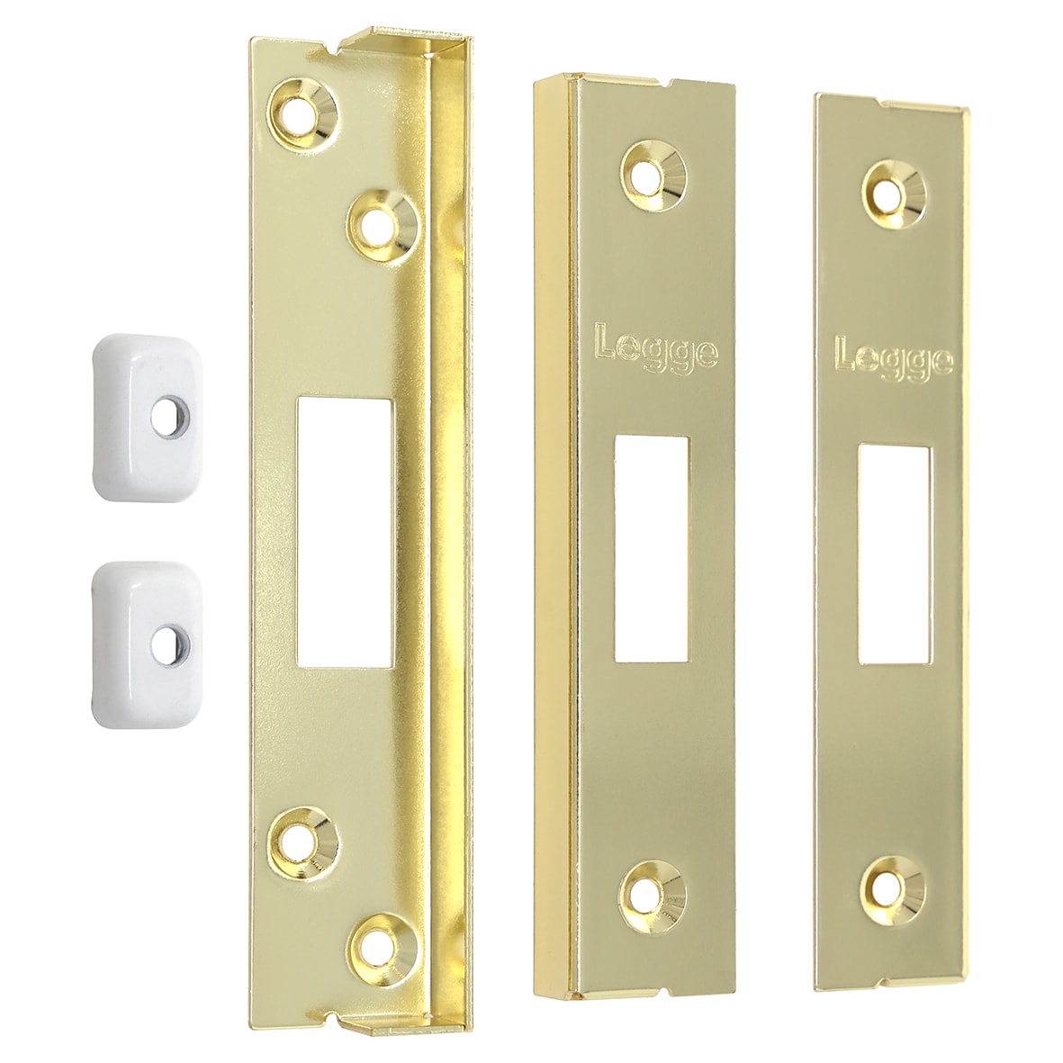 N41PB/0.5 5 13mm Rebate Kit to suit Heavy Duty 5 Lever Deadlocks - Polished Brass - view 2