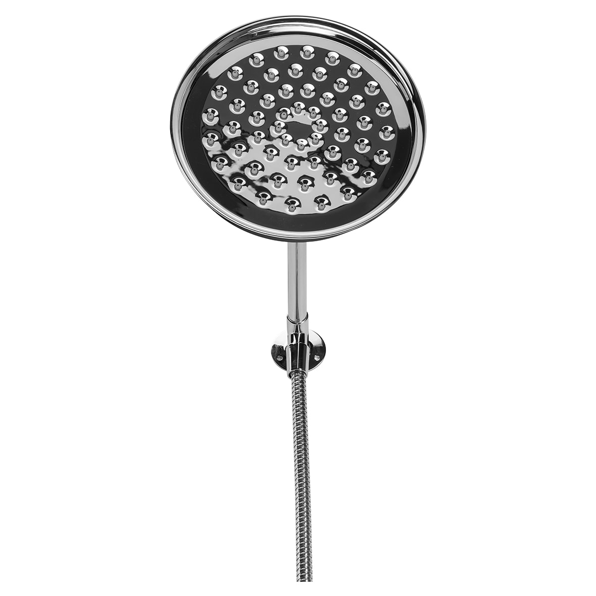 Traditional Rain Single Spray Shower Kit - Chrome - view 2