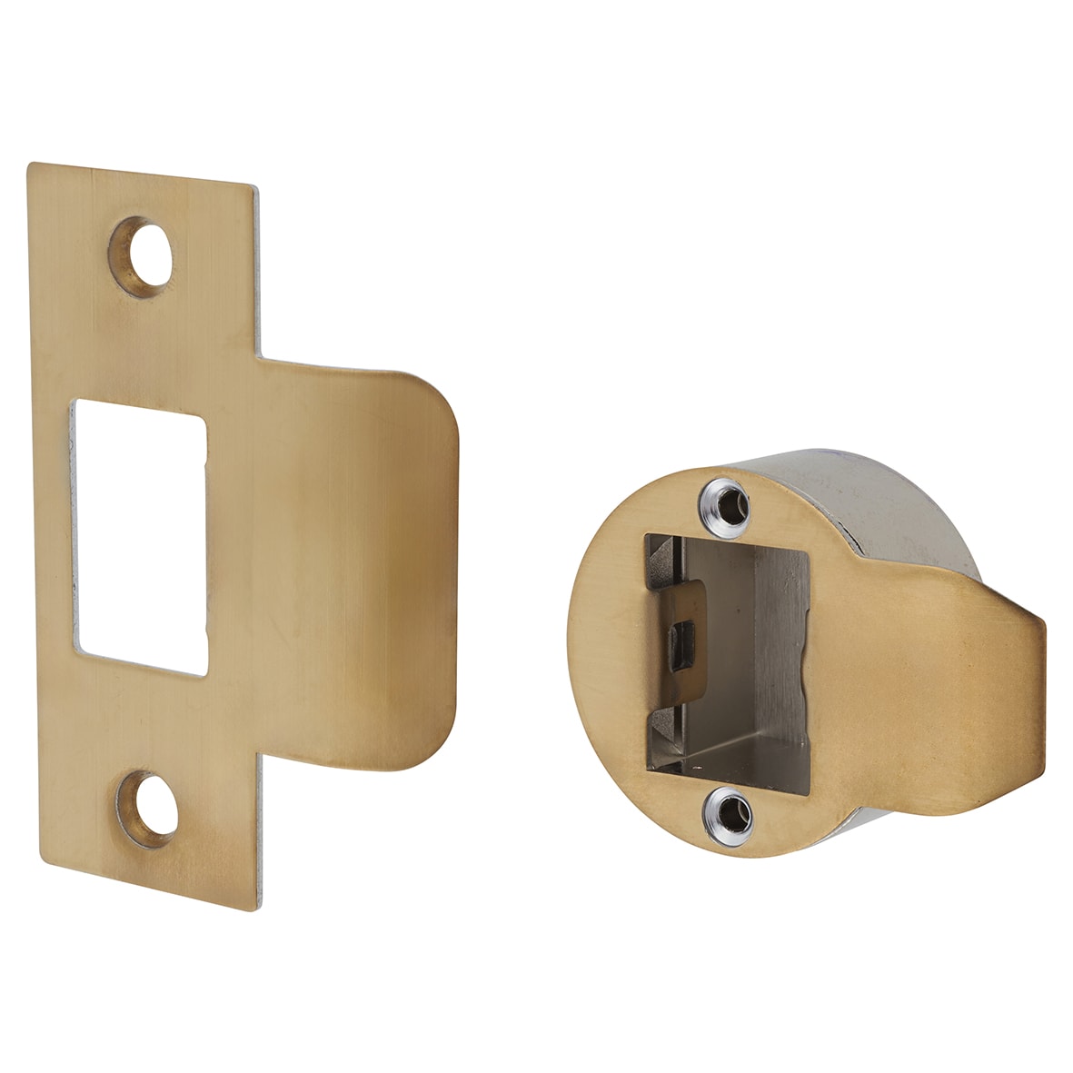 Quick Latch Passage Tubular Latch - 71mm Case - 57mm Backset - Round - Satin Brass - view 3