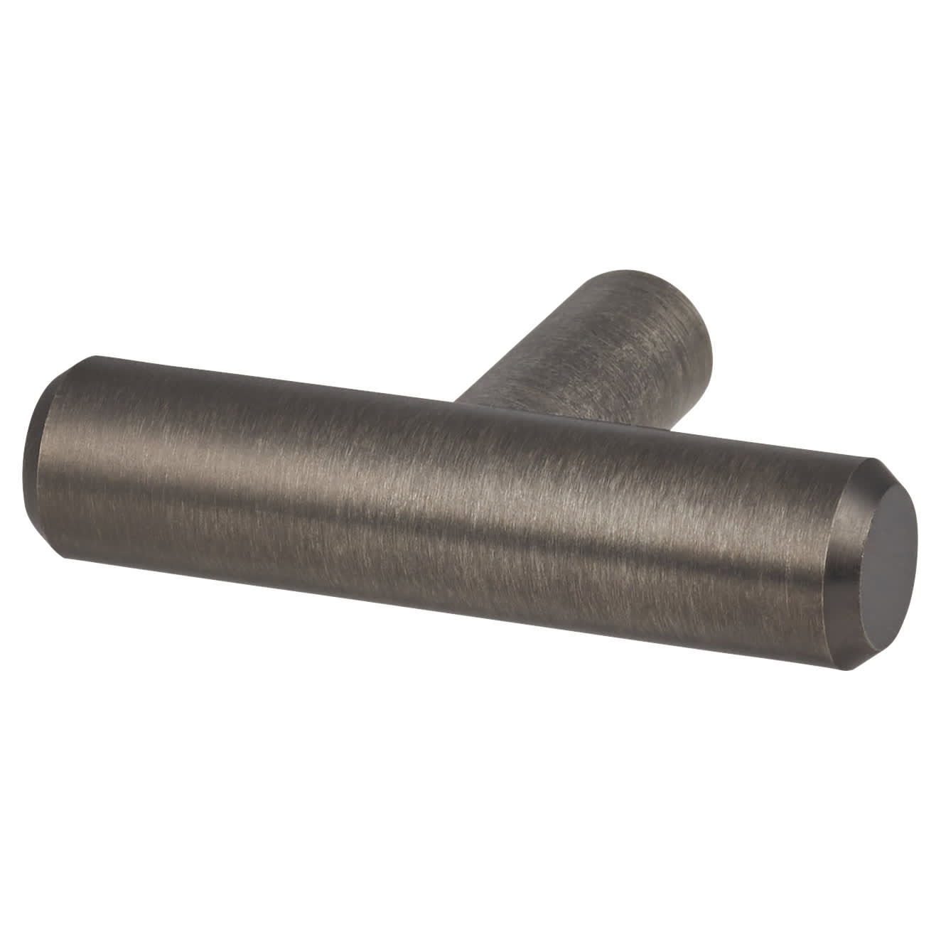 12mm T-Bar Cabinet Knob - 50 x 32mm - Brushed Pewter Effect - view 2