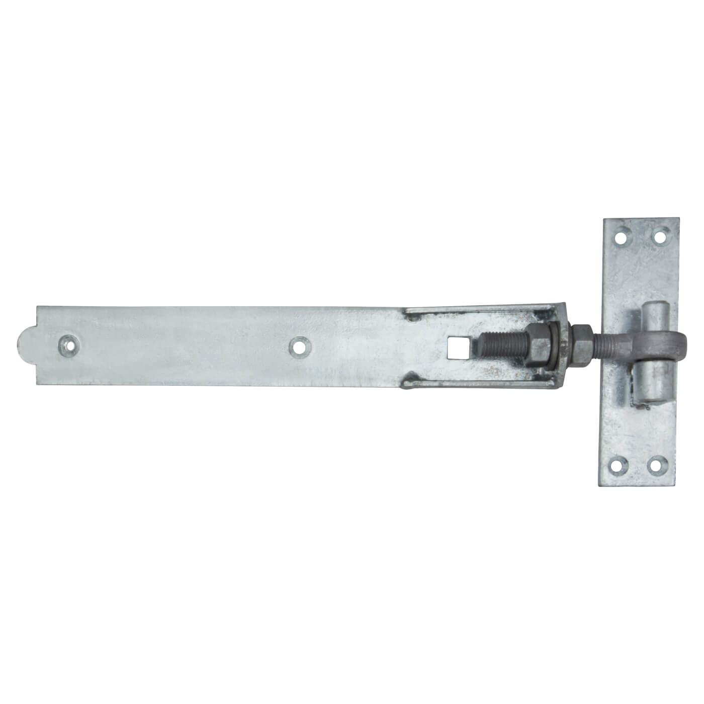 Heavy Duty Adjustable Hook & Band Gate Hinge - 350 x 50mm - Galvanised - Pair - view 3