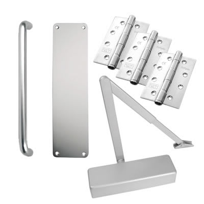 Aluminium Pull Handles Door Pack - view 2