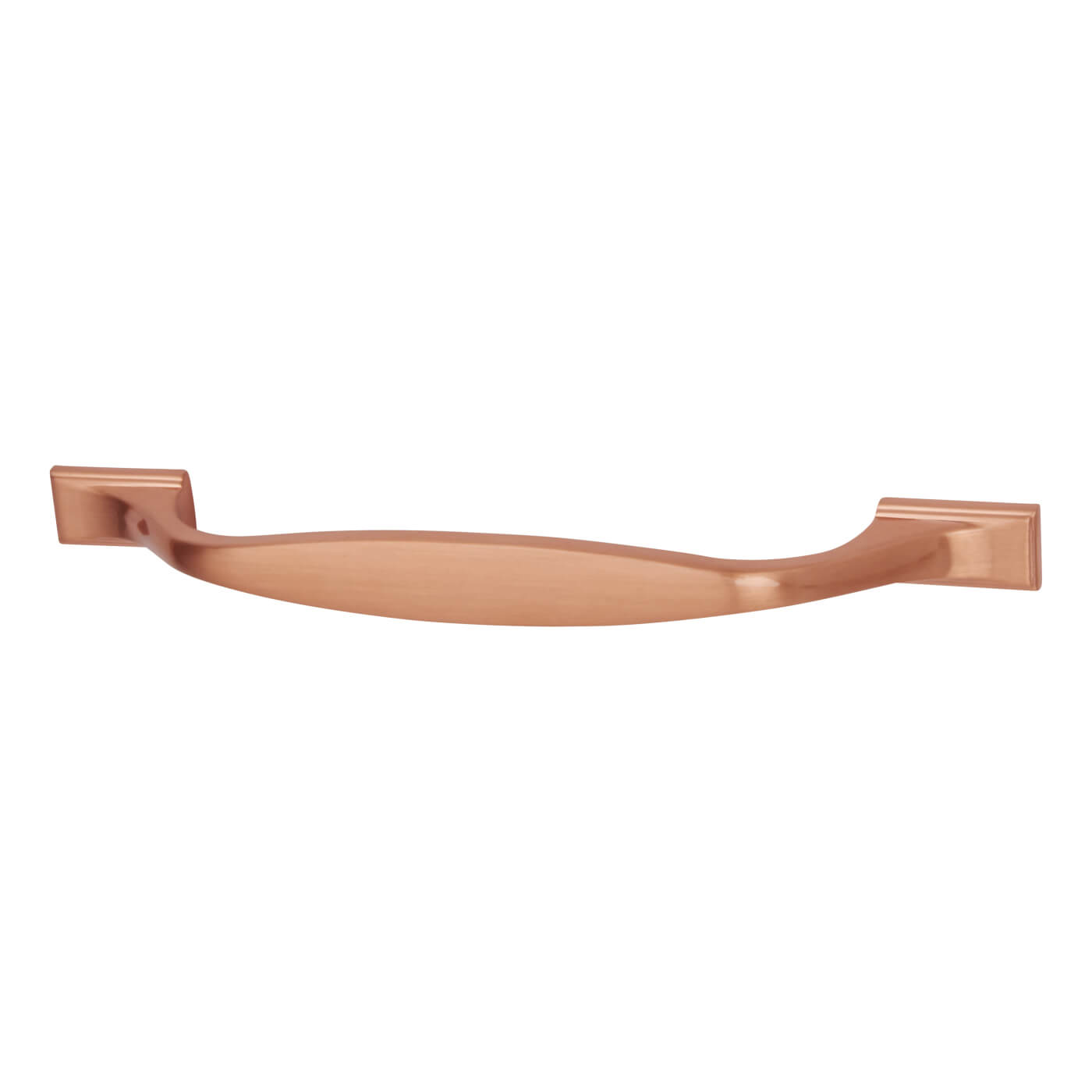 Crofts & Assinder Marlborough 15mm D-Bar Cabinet Pull Handle - 128mm Centres - Brushed Copper - view 2