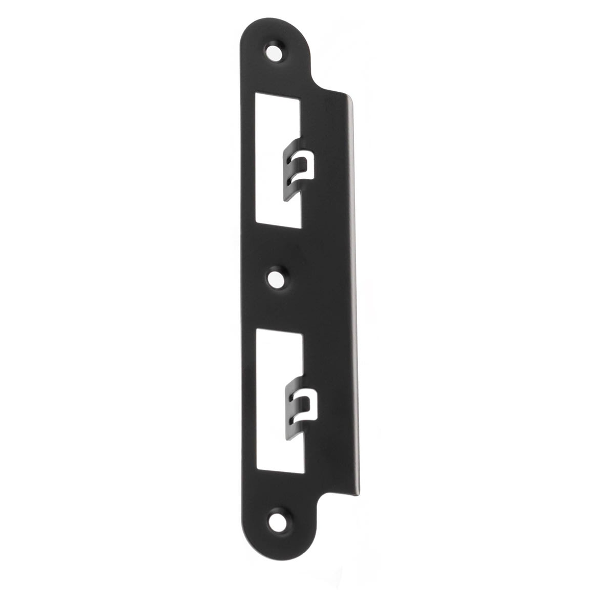 DIN Bathroom Lock - 88mm Case - 60mm Backset - Radius - Matt Black - view 3