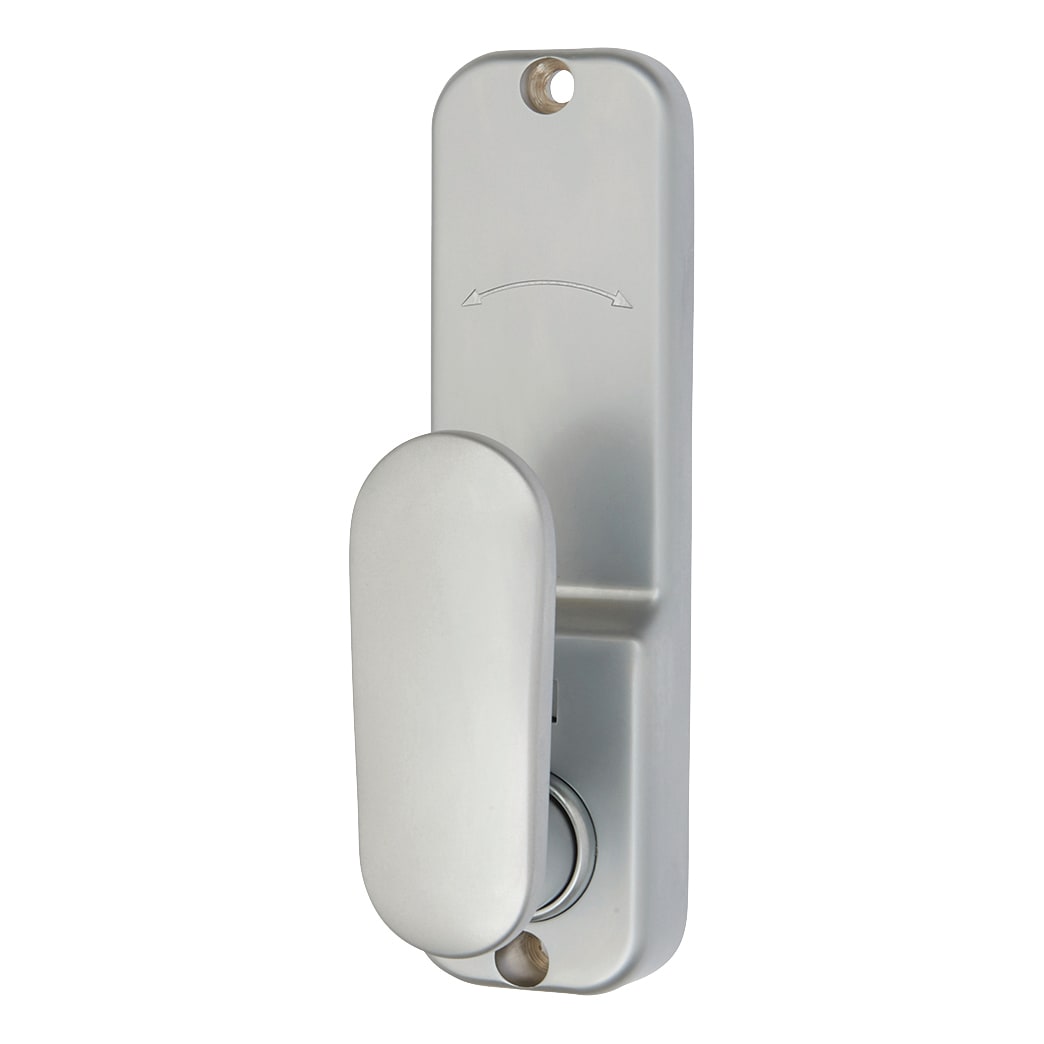 Borg BL2701 Easicode Pro Push Button Code Lock and Latch with Intumescent - Holdback Option - Grey - view 3