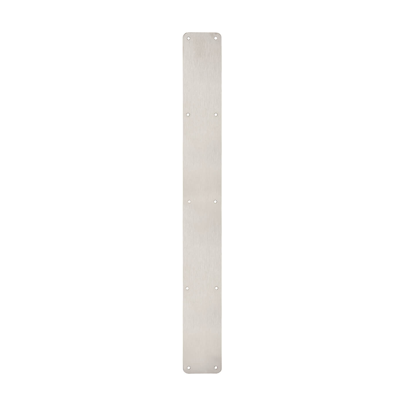 Stainless Steel Plain Finger Plate - 1000 x 100 x 1.5mm - Satin - view 2