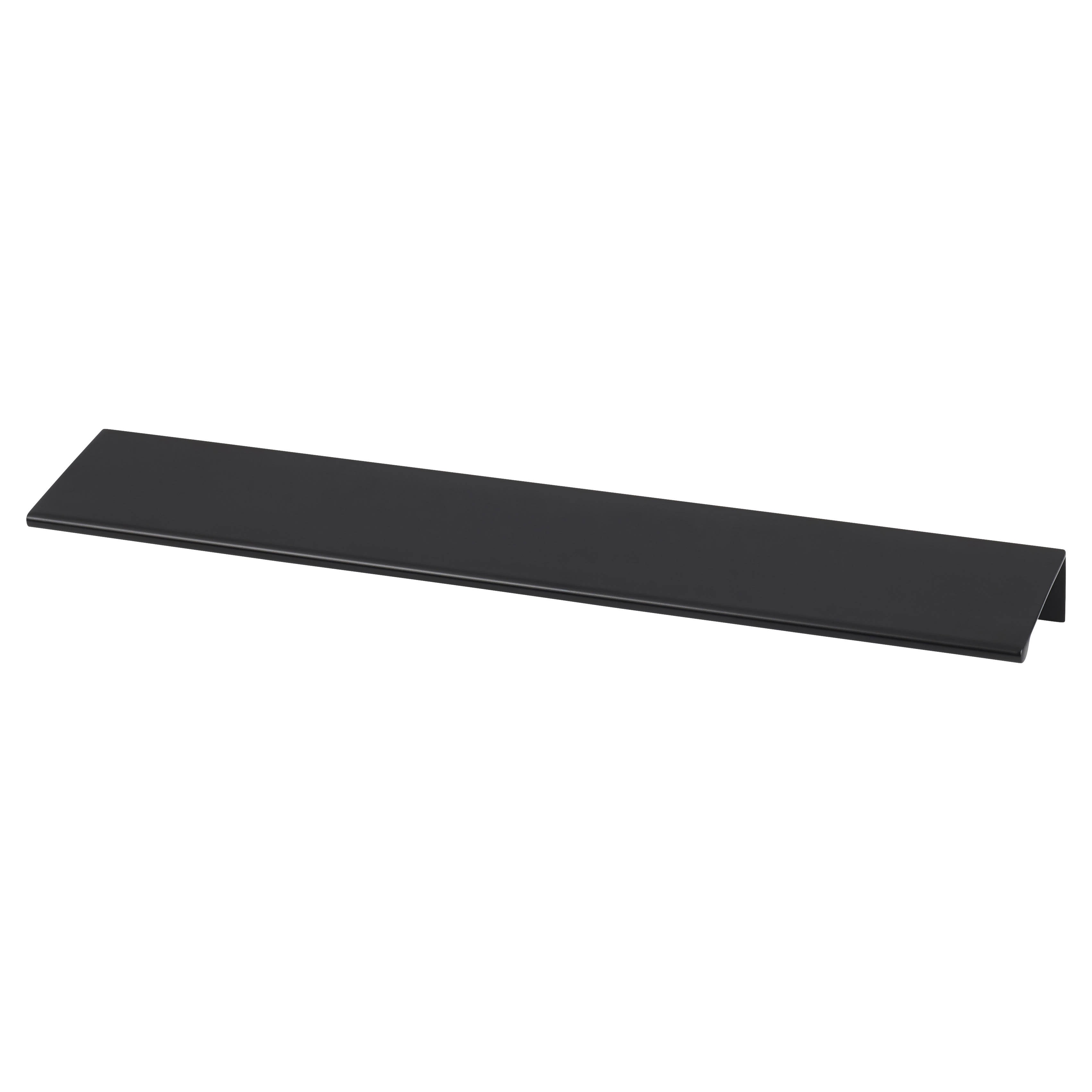 Serva Lipped Edge Cabinet Pull Handle - 256mm Centres - Black - view 2