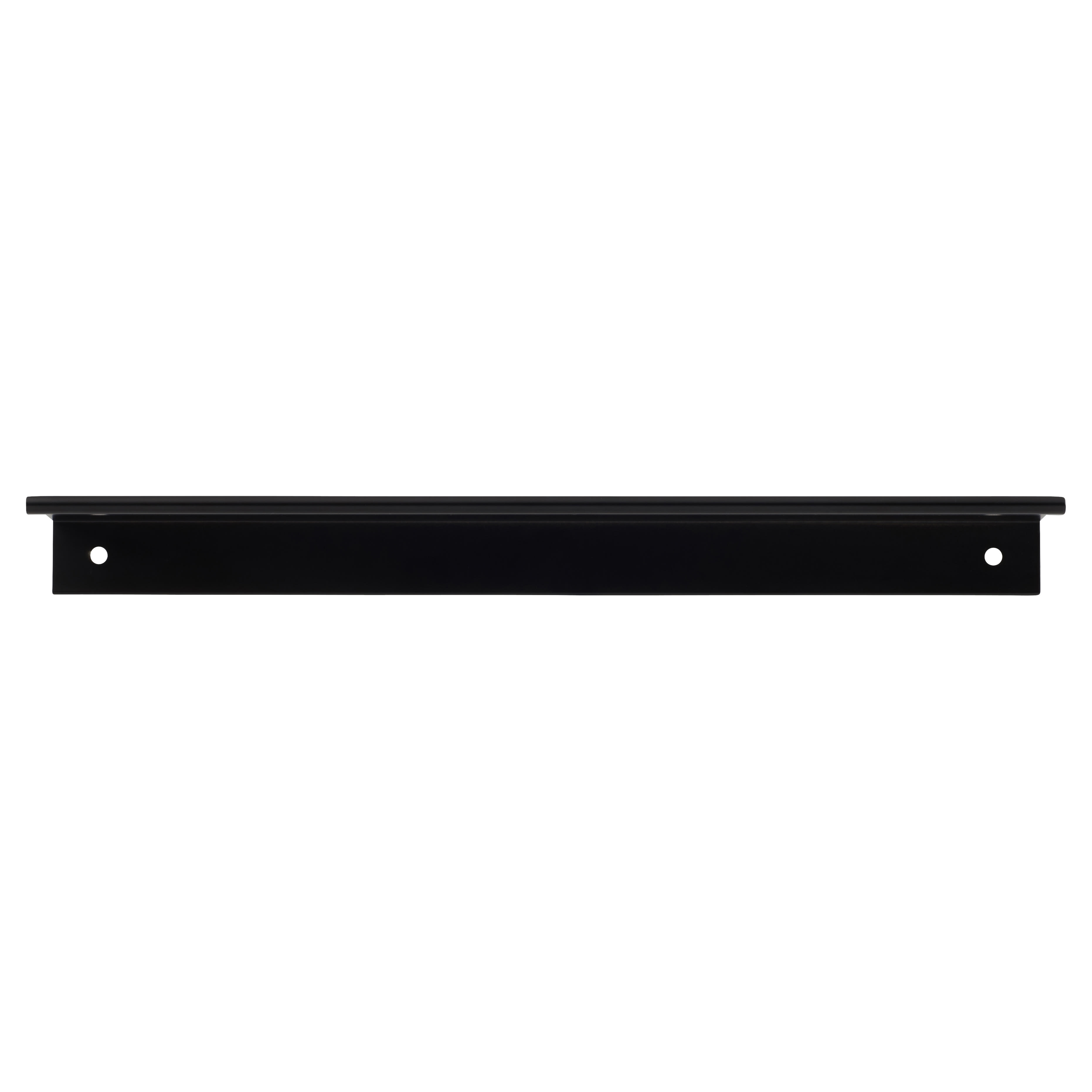 Serva Lipped Edge Cabinet Pull Handle - 256mm Centres - Black - view 3