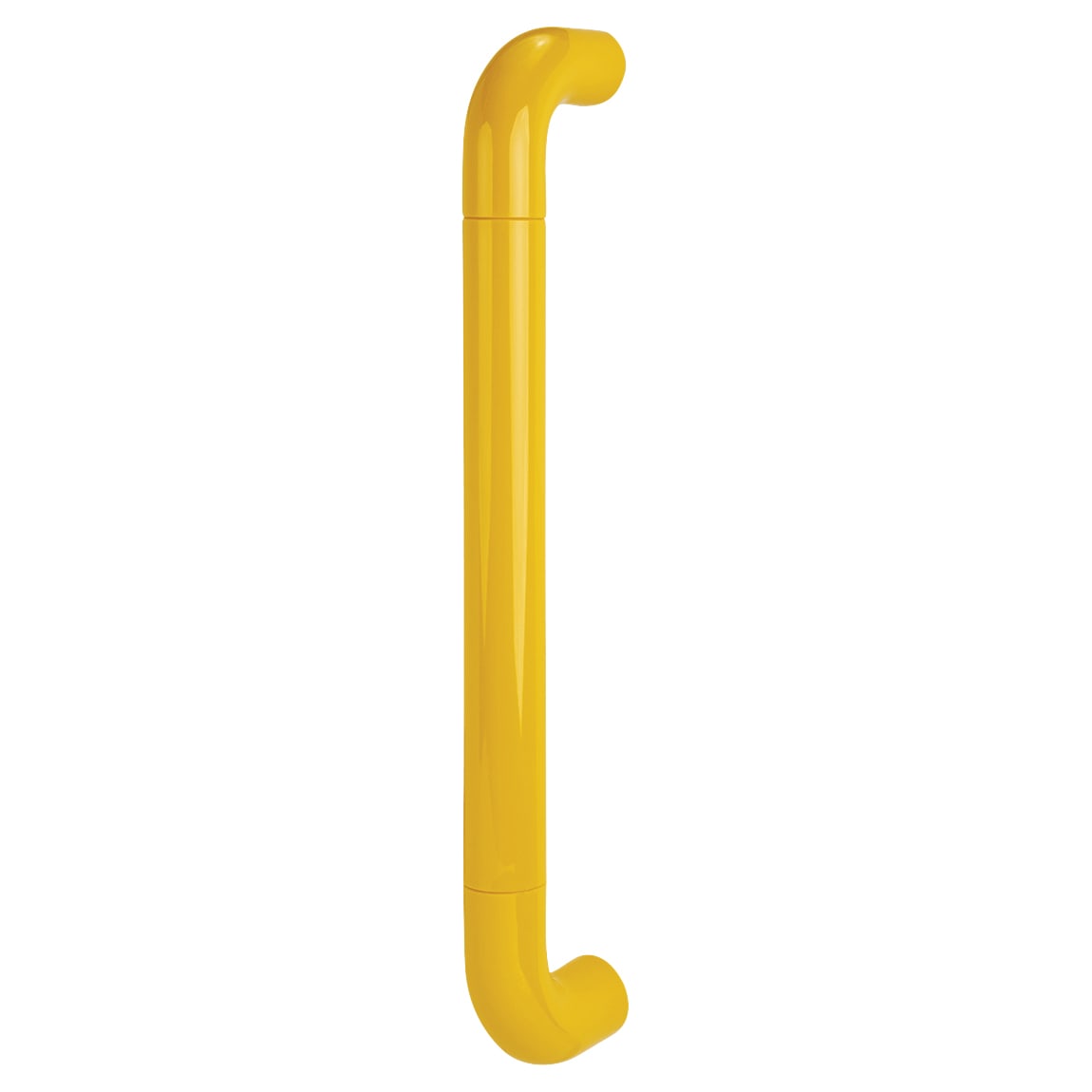 Golden Yellow Nylon D-Bar Door Pull Handle - Bolt Fix - 425mm c/c - view 2