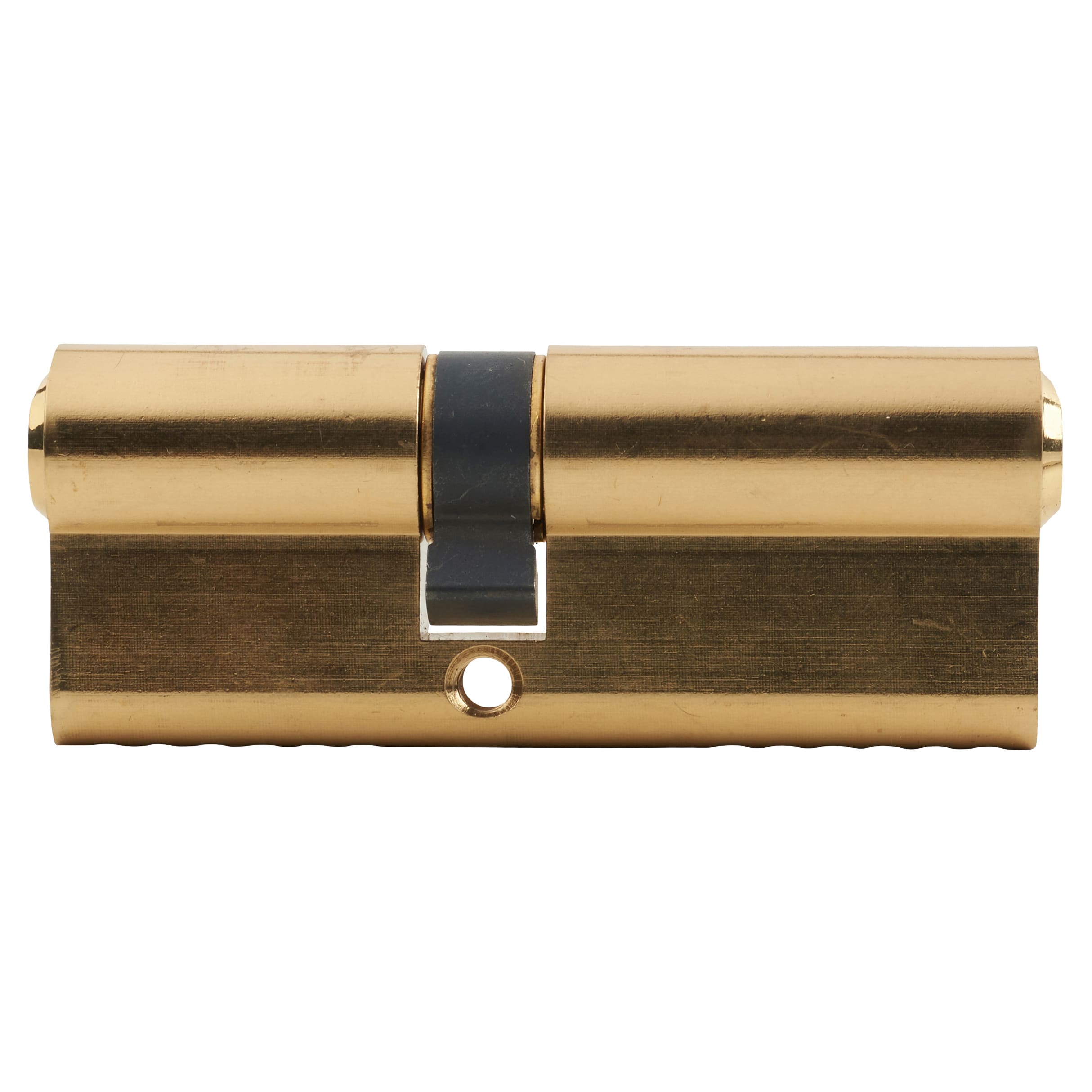 6 Pin 80mm Euro Double Cylinder - 35 + 45mm - Brass - Keyed to Differ - view 2