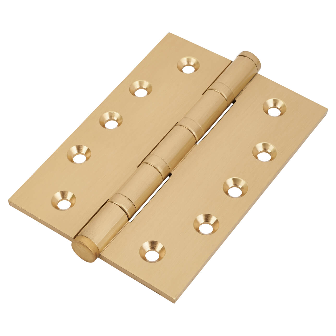 Performance Ball Bearing Butt Door Hinge - 127 x 89 x 4mm - Satin Brass - Pair - view 2