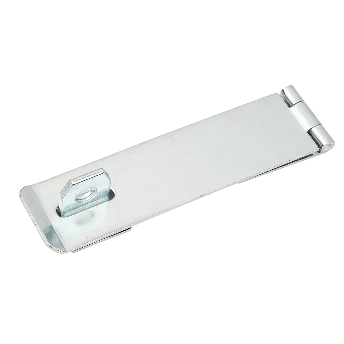 Light Duty Safety Hasp & Staple - 150mm Length - Bright Zinc Plated - view 3
