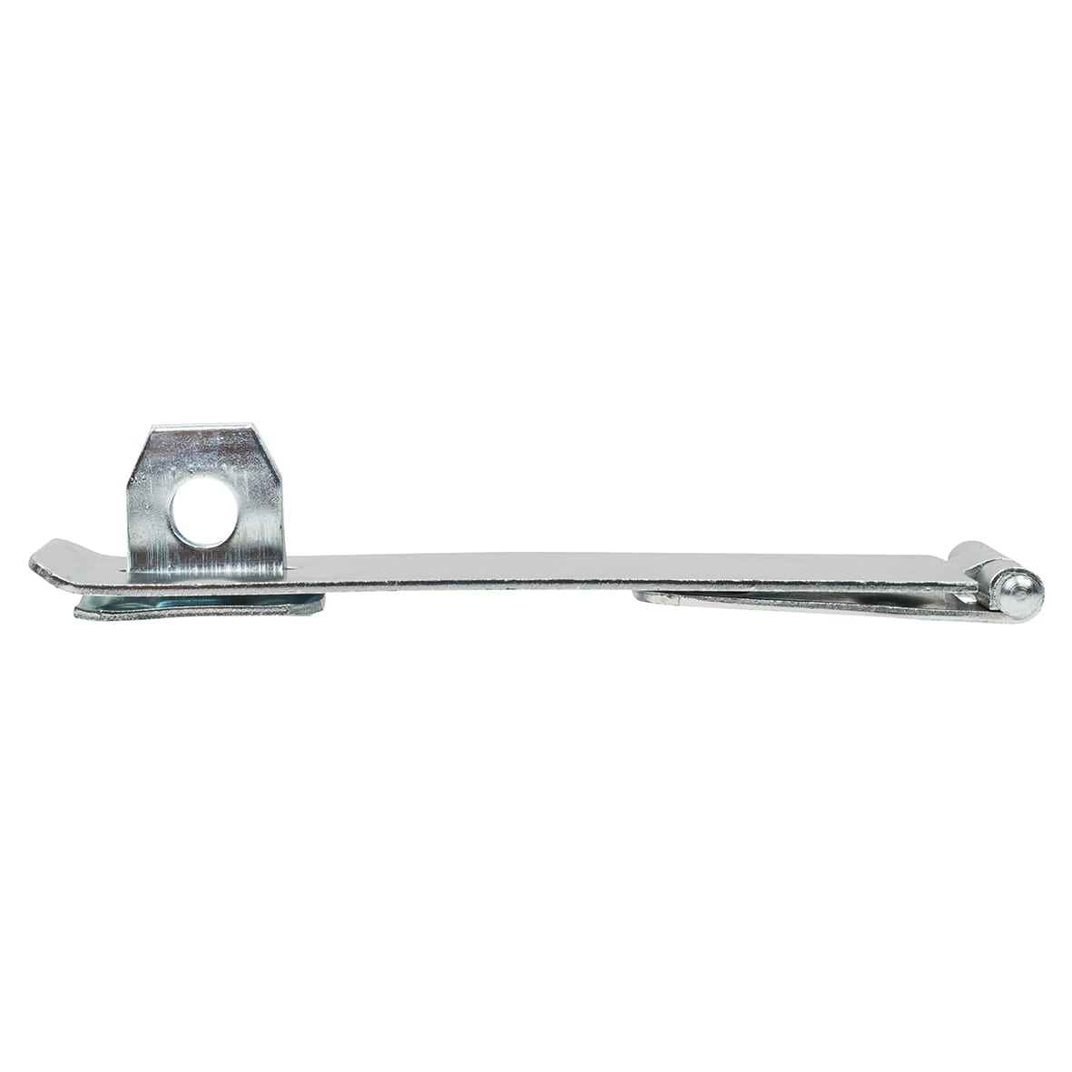 Light Duty Safety Hasp & Staple - 150mm Length - Bright Zinc Plated - view 4