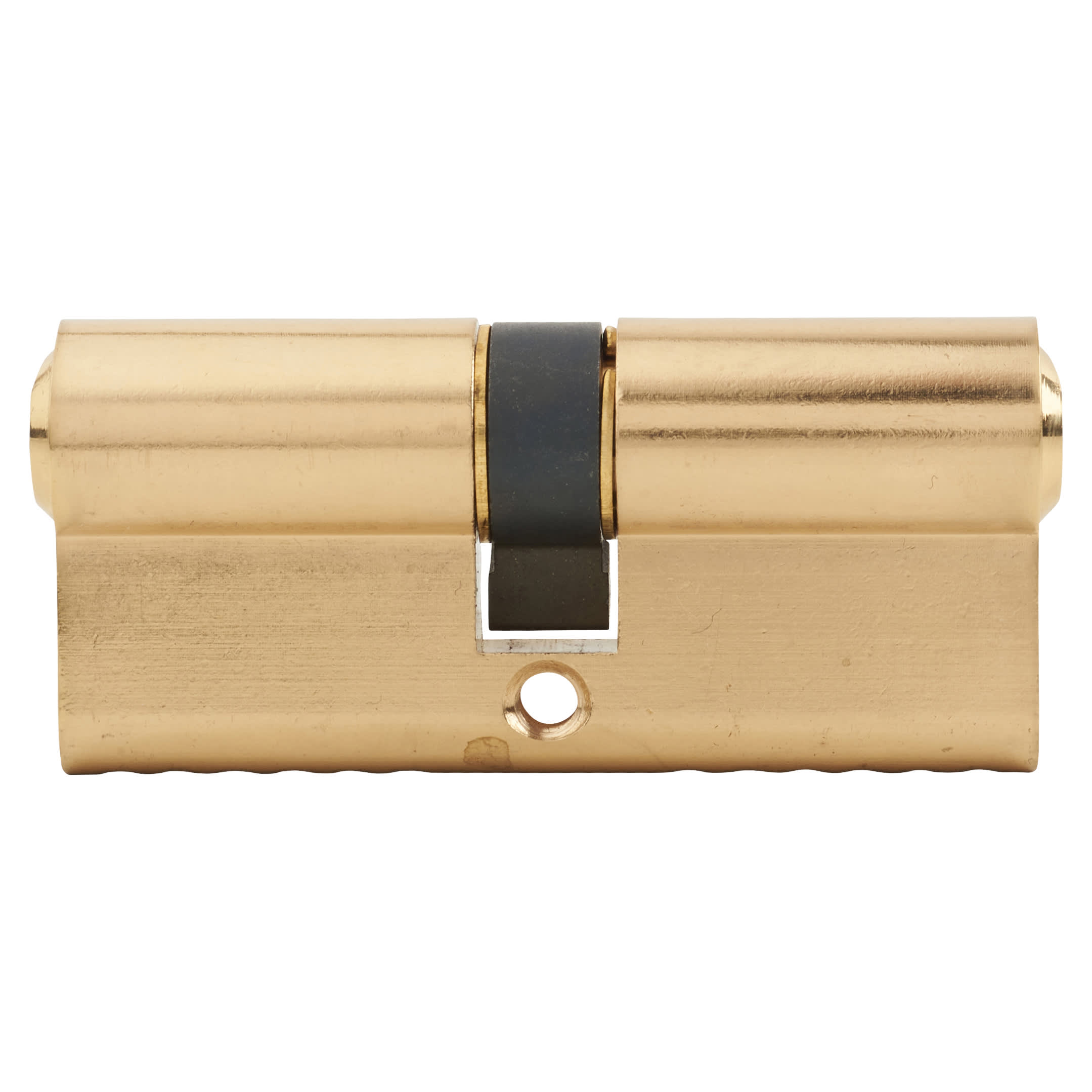 6 Pin 70mm Euro Double Cylinder - 35 + 35mm - Brass - Keyed to Differ - view 2