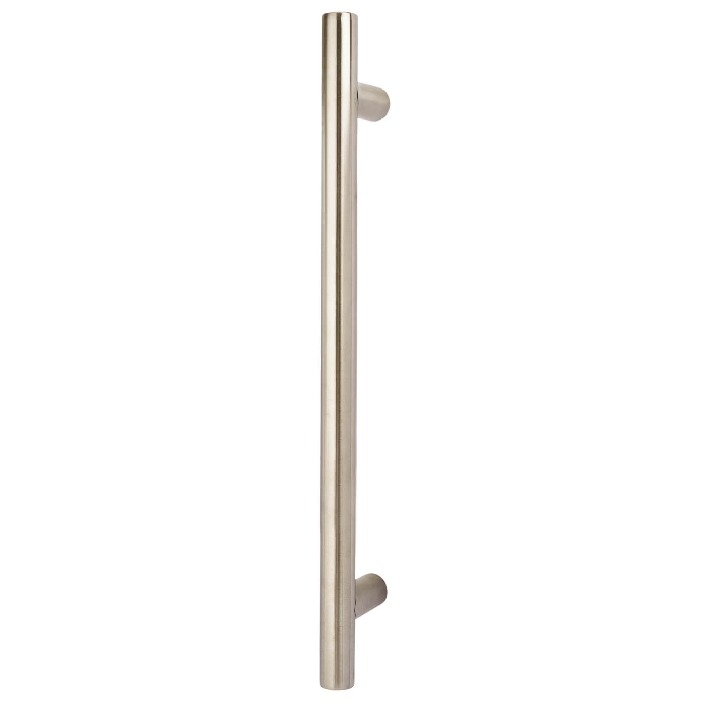 Satin Stainless Steel 30mm T-Bar Door Pull Handle - Bolt Fix - 450mm Centres - view 2