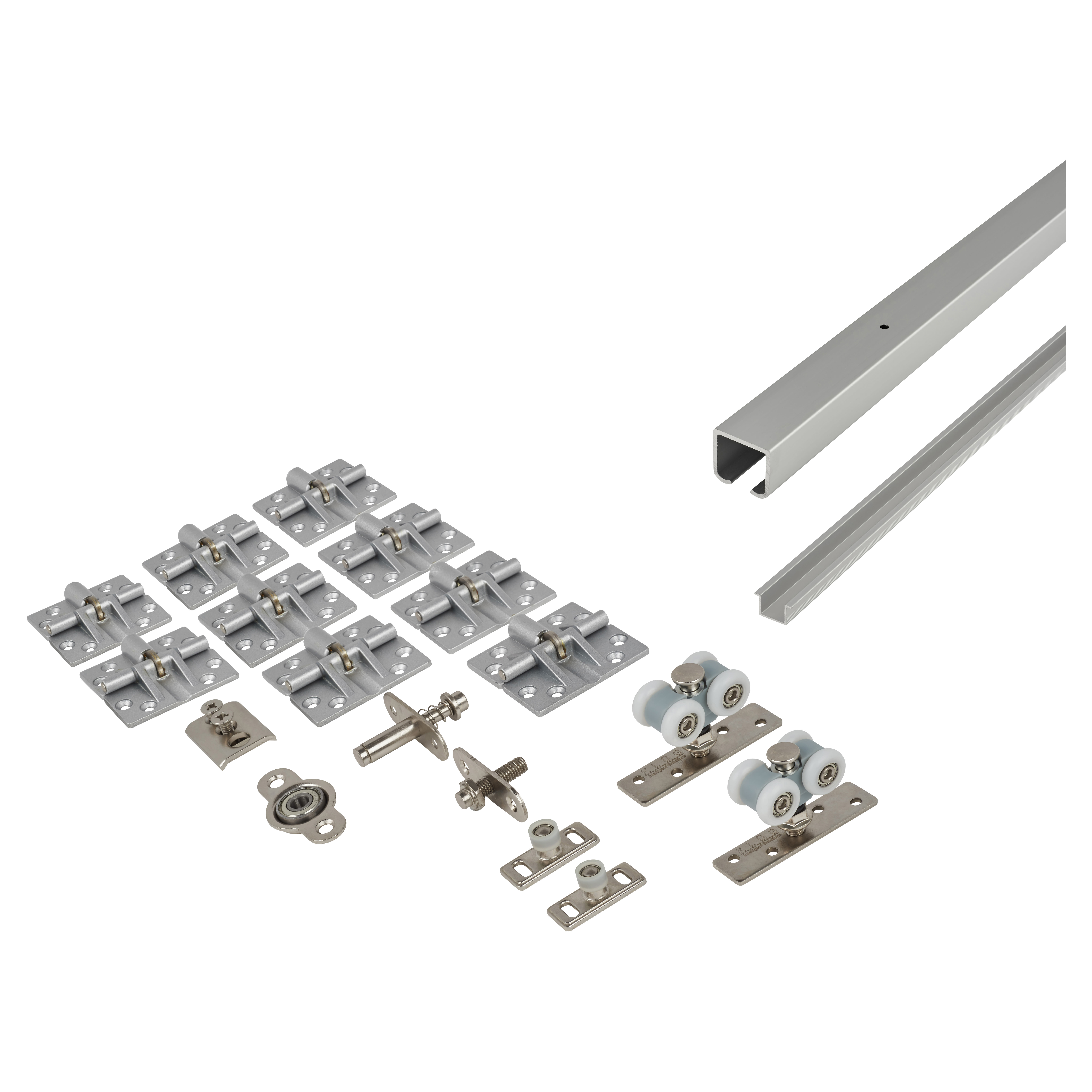 Bi-Folding Sliding Door Gear Kit - 3000mm Track - 4 Door 1 Way - 40kg Max Door Weight - view 3