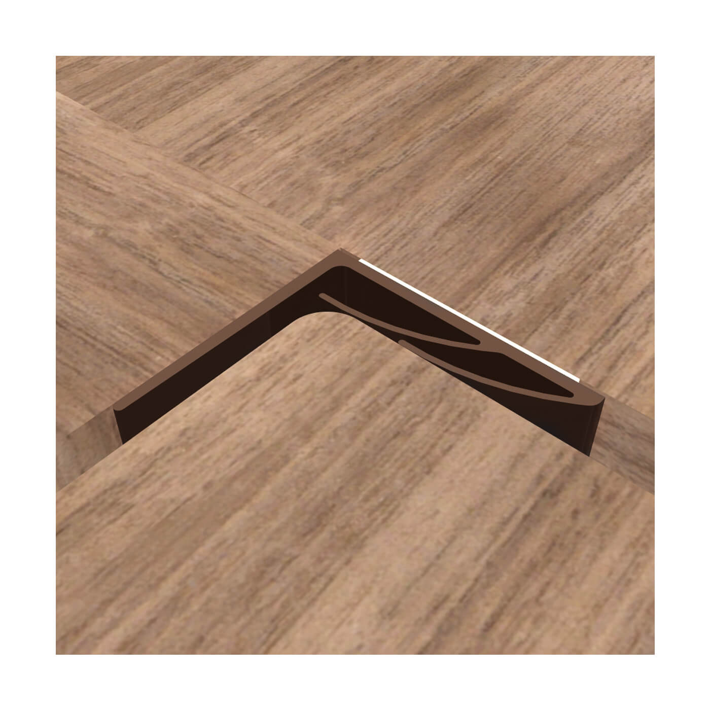 710 Perimeter Seal - 2100mm Length - Brown - Pack of 5 - view 3