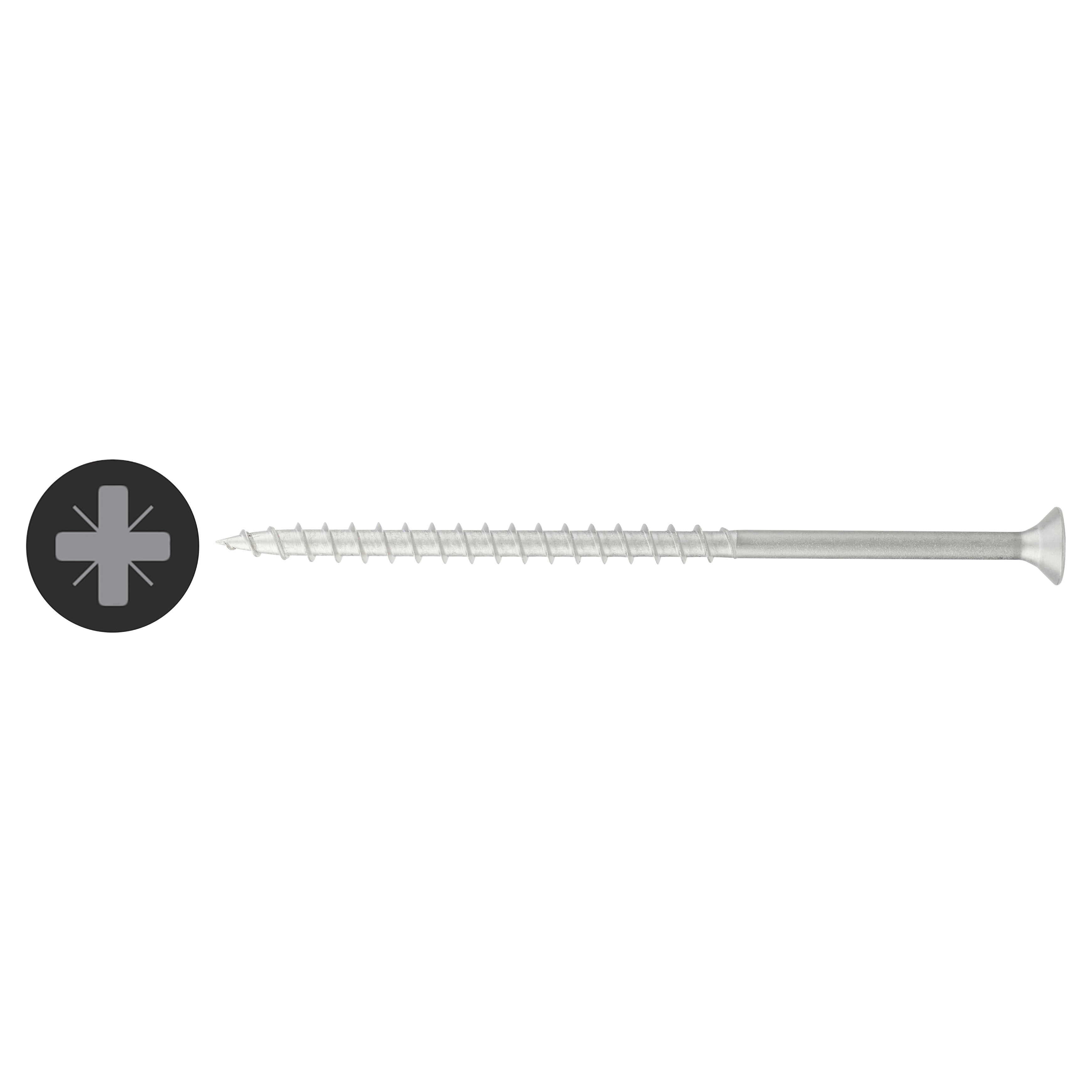 R2 Retinox Pozi Countersunk Wood Screws - 5.0 x 100mm - A2 Stainless Steel - Pack of 200 - view 2