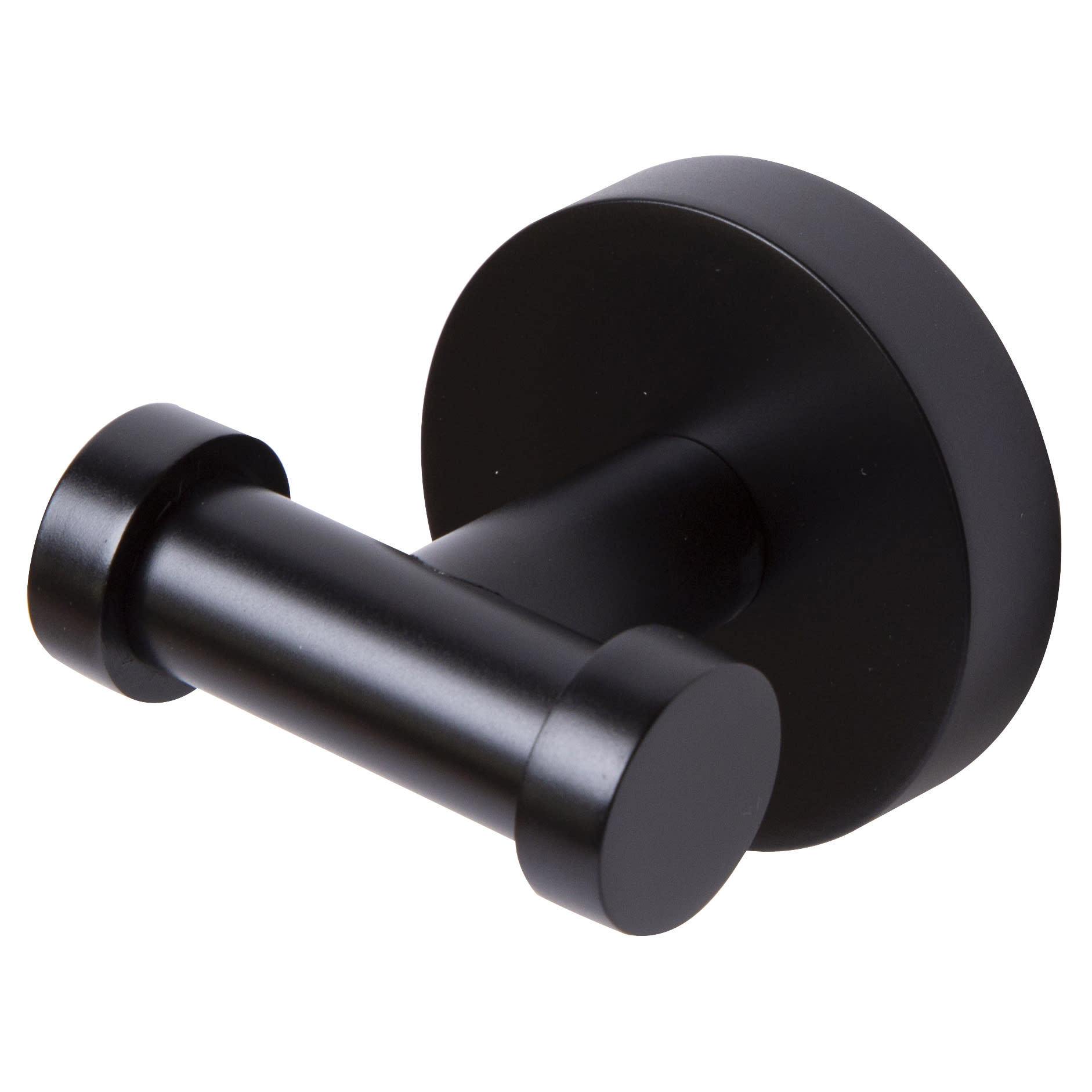 Cygnus Double Robe Hook - 58 x 55mm - Matt Black - view 2